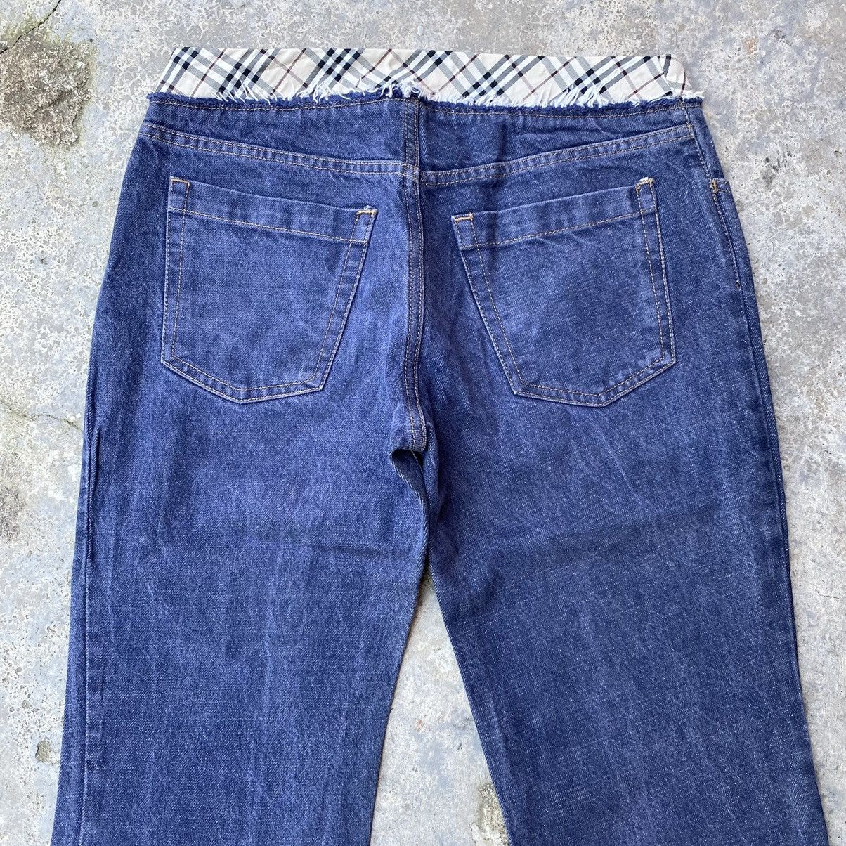 Vintage Burberry Flare Jeans bell bottoms wide leg