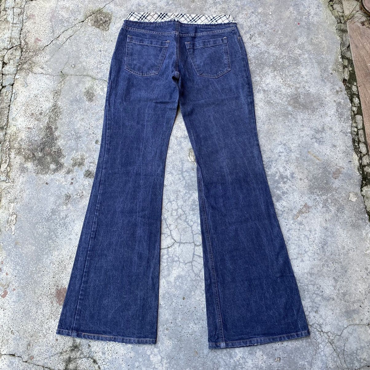 Vintage Burberry Flare Jeans bell bottoms wide leg