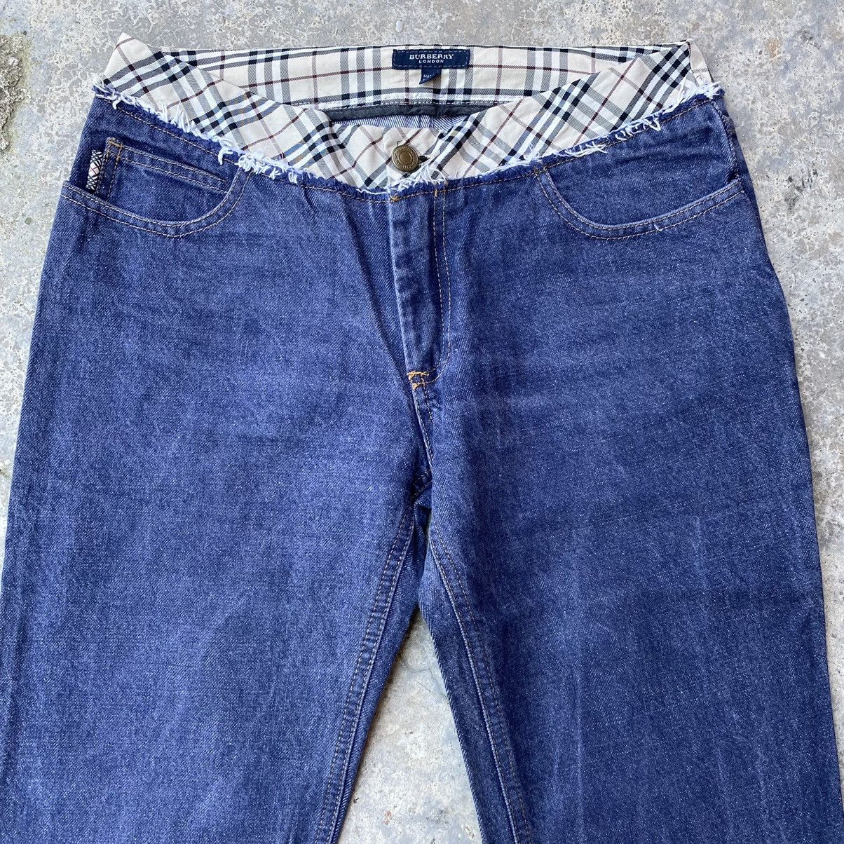 Vintage Burberry Flare Jeans bell bottoms wide leg