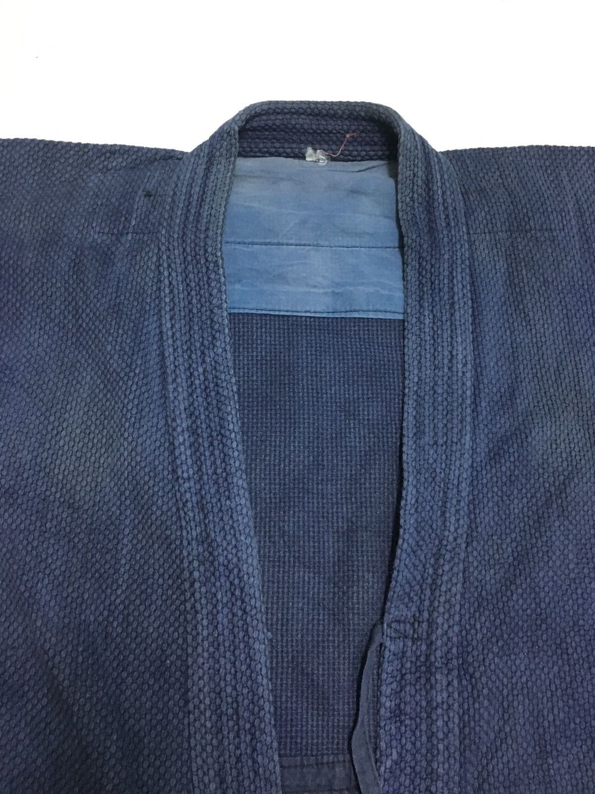Indigo × Japanese Brand Japanese Aizome Boro Indigo Sakiori Narogi Inspired kapital Size US L / EU 52-54 / 3 - 4 Thumbnail