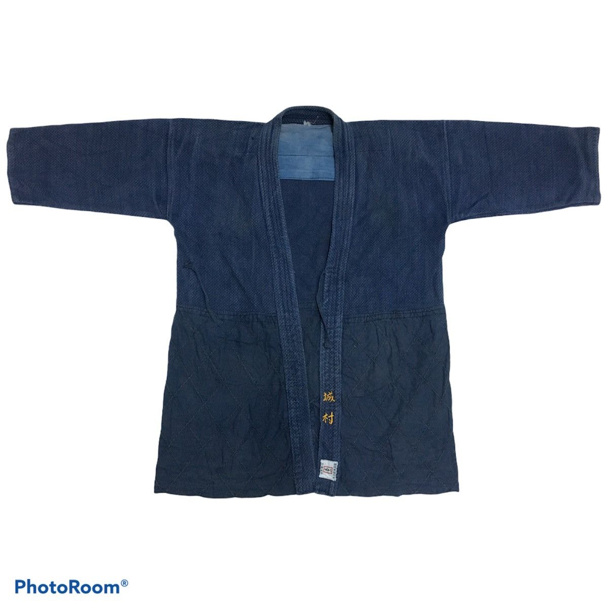 Indigo × Japanese Brand Japanese Aizome Boro Indigo Sakiori Narogi Inspired kapital Size US L / EU 52-54 / 3 - 2 Thumbnail