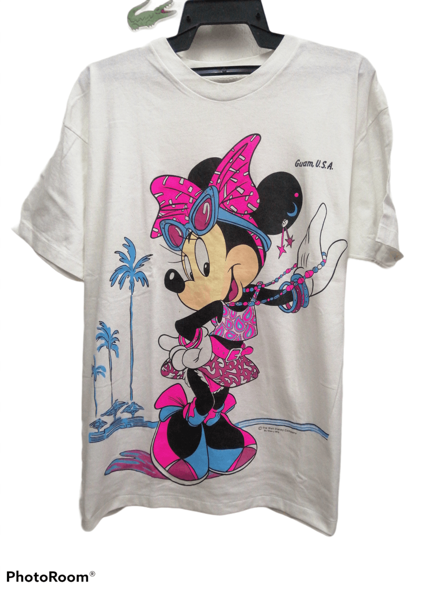 image of Cartoon Network x Disney Minnie In Guam Beach in White, Men's (Size 2XL)