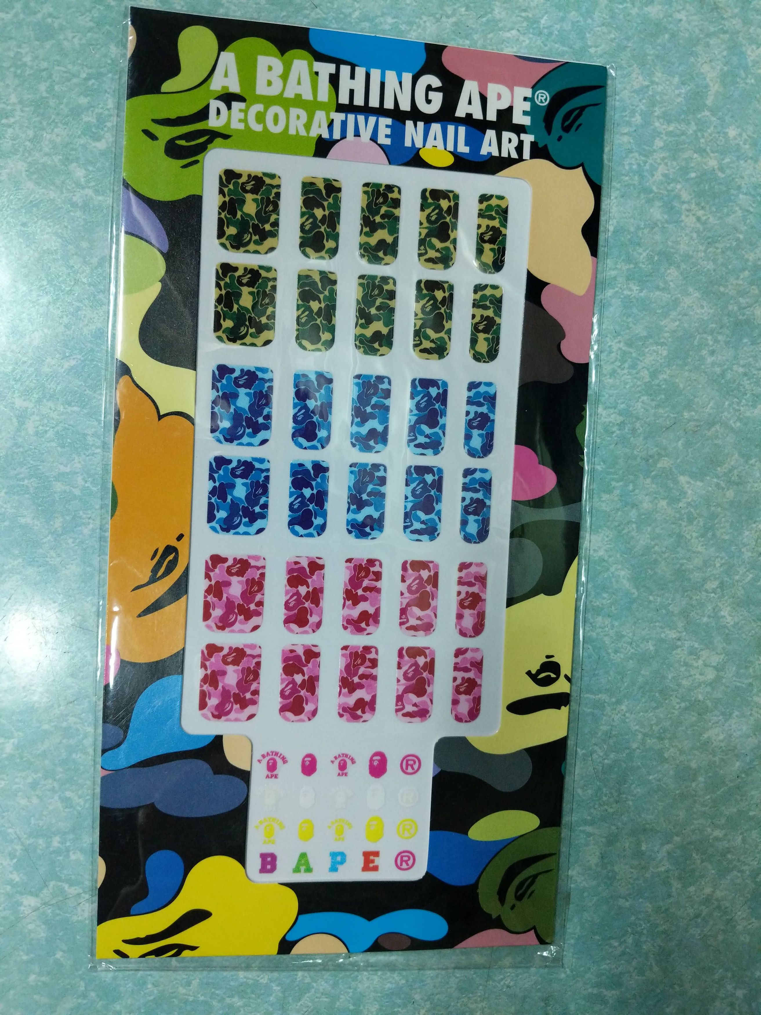 Bape A Bathing Ape Decorative Nail Art Size ONE SIZE - 1 Thumbnail