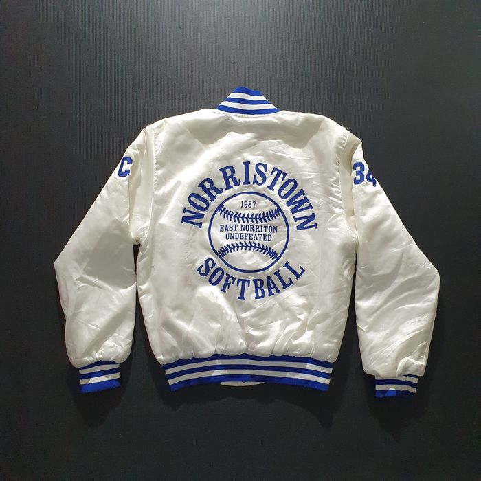 Vintage Rare 87s Vintage Softball Varsity Jacket NSL Grailed