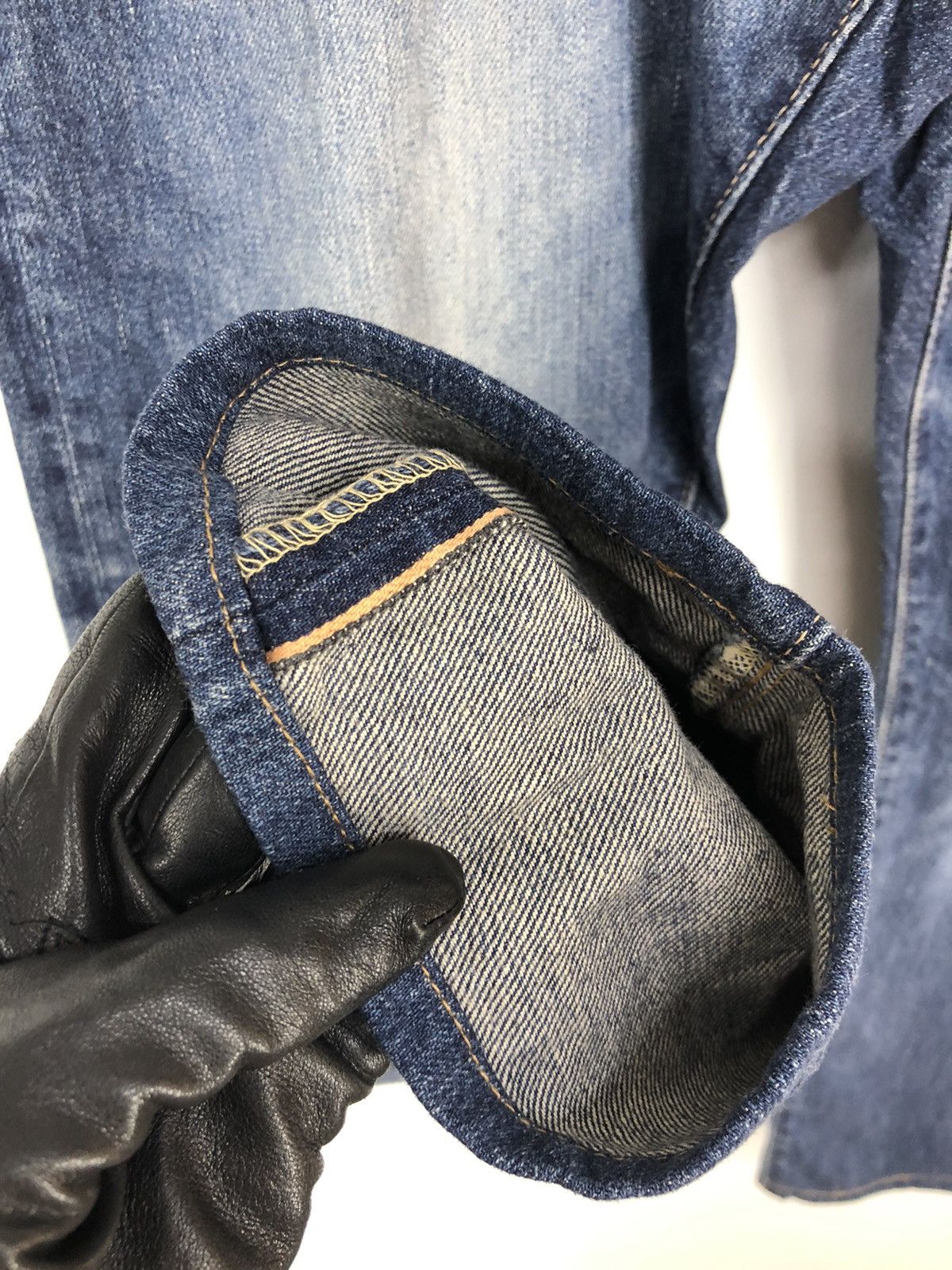 OMNIGOD Omnigod Selvedge Faded Blue Jeans Size US 32 / EU 48 - 15 Thumbnail