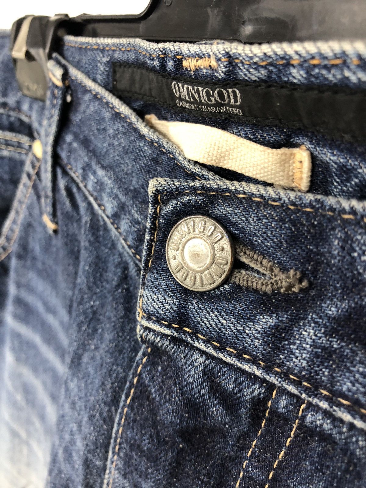 OMNIGOD Omnigod Selvedge Faded Blue Jeans Size US 32 / EU 48 - 13 Thumbnail