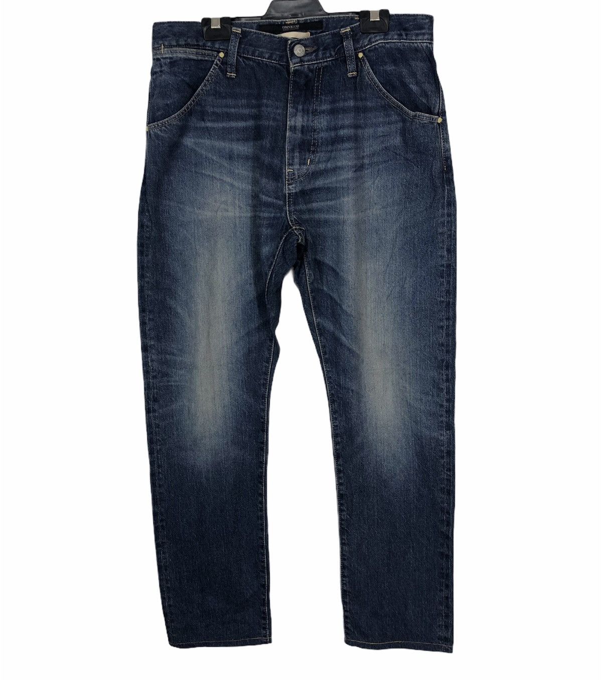 image of Omnigod Selvedge Faded Blue Jeans, Men's (Size 32)
