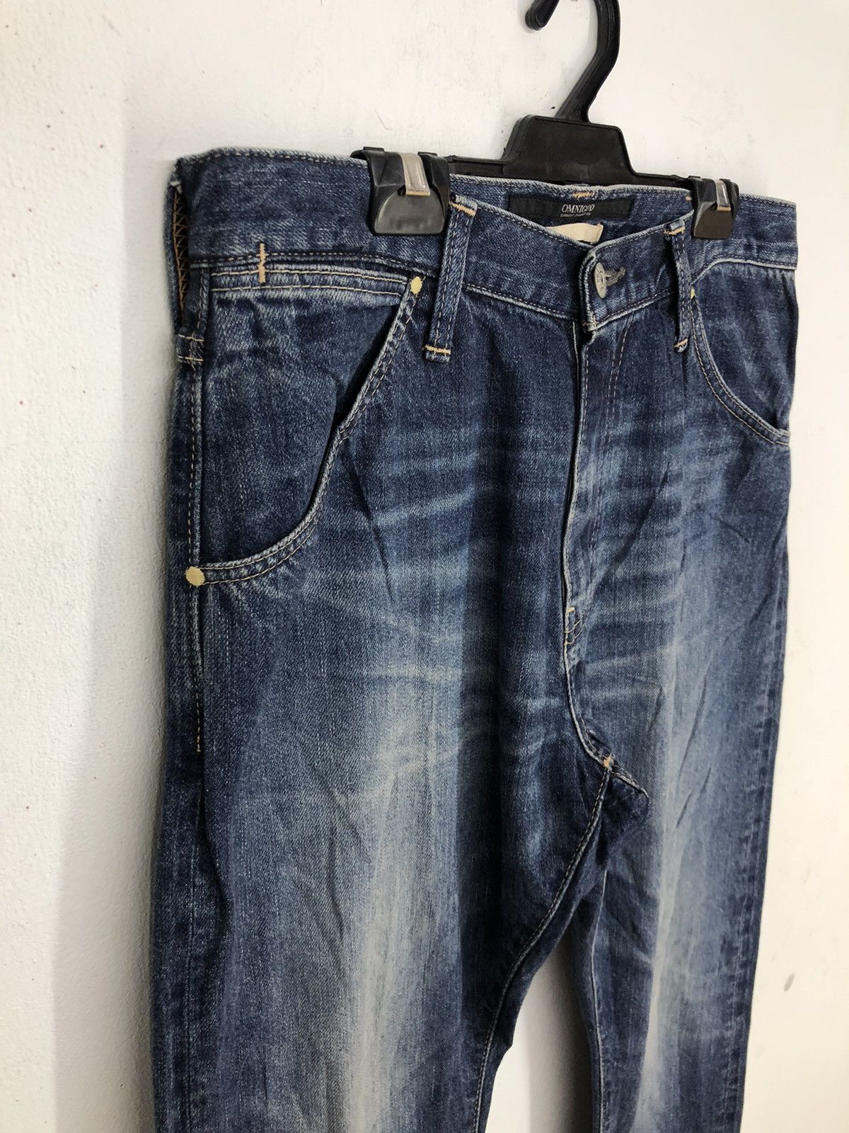 OMNIGOD Omnigod Selvedge Faded Blue Jeans Size US 32 / EU 48 - 5 Thumbnail