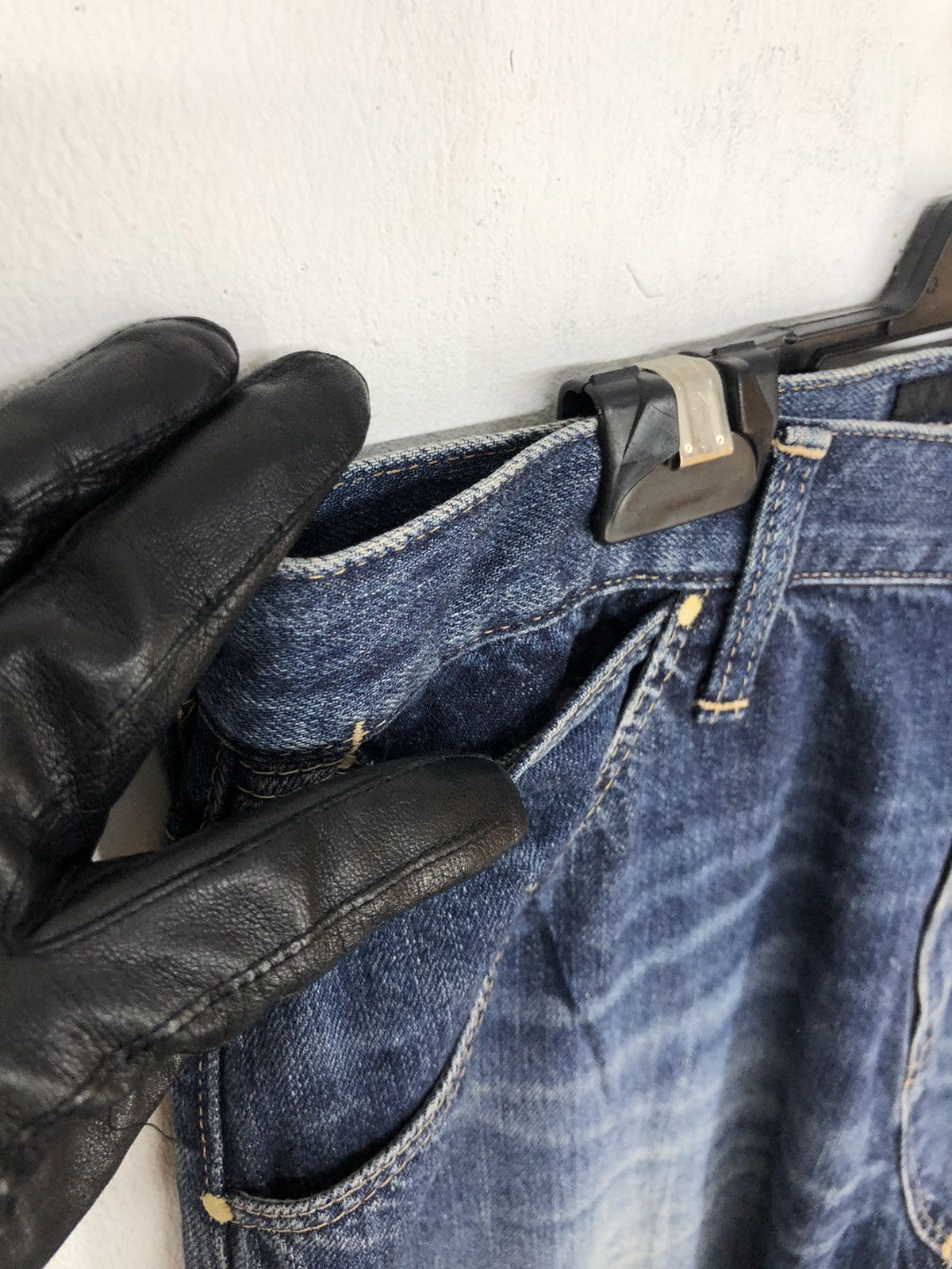 OMNIGOD Omnigod Selvedge Faded Blue Jeans Size US 32 / EU 48 - 8 Thumbnail
