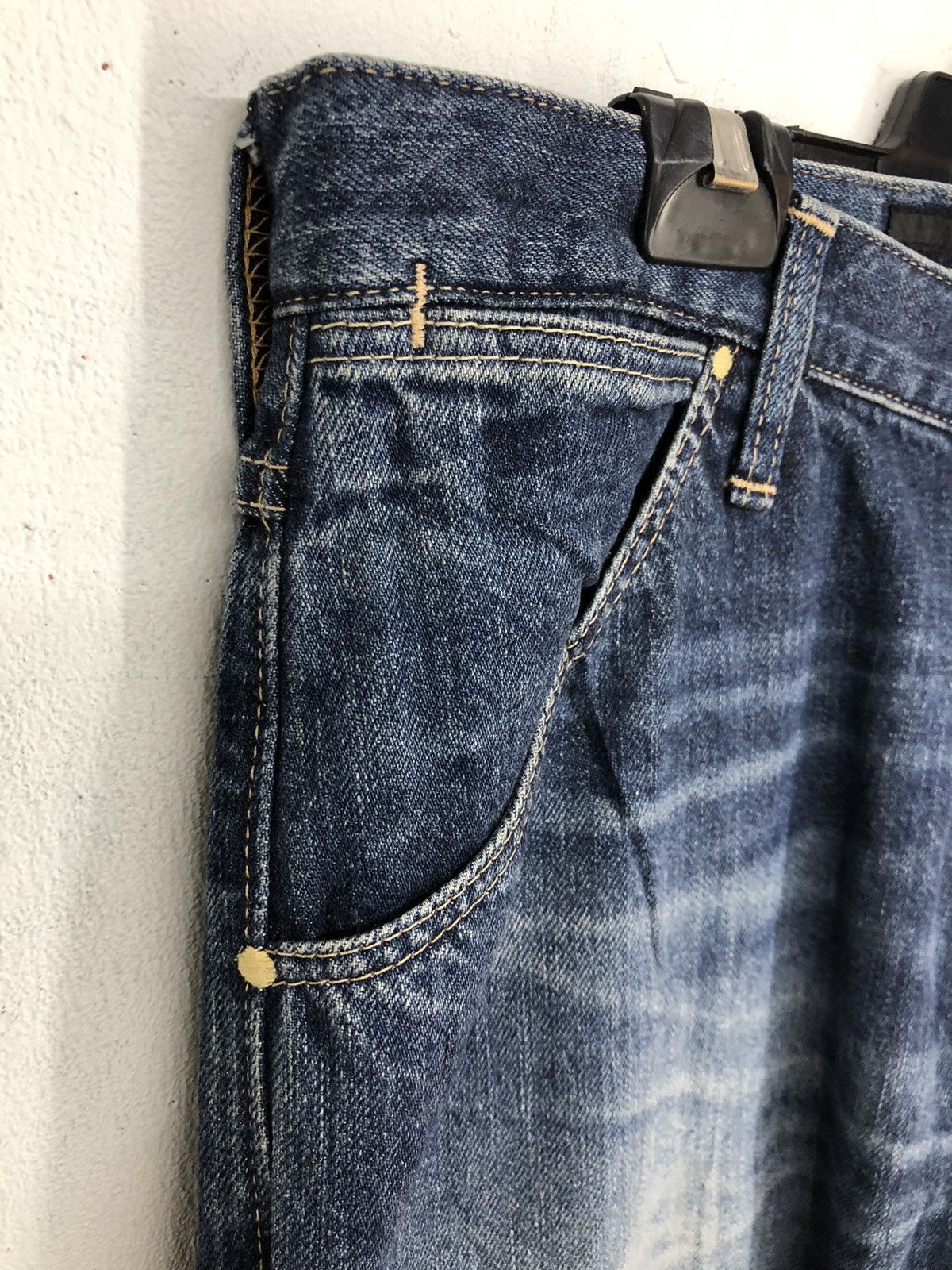OMNIGOD Omnigod Selvedge Faded Blue Jeans Size US 32 / EU 48 - 7 Thumbnail