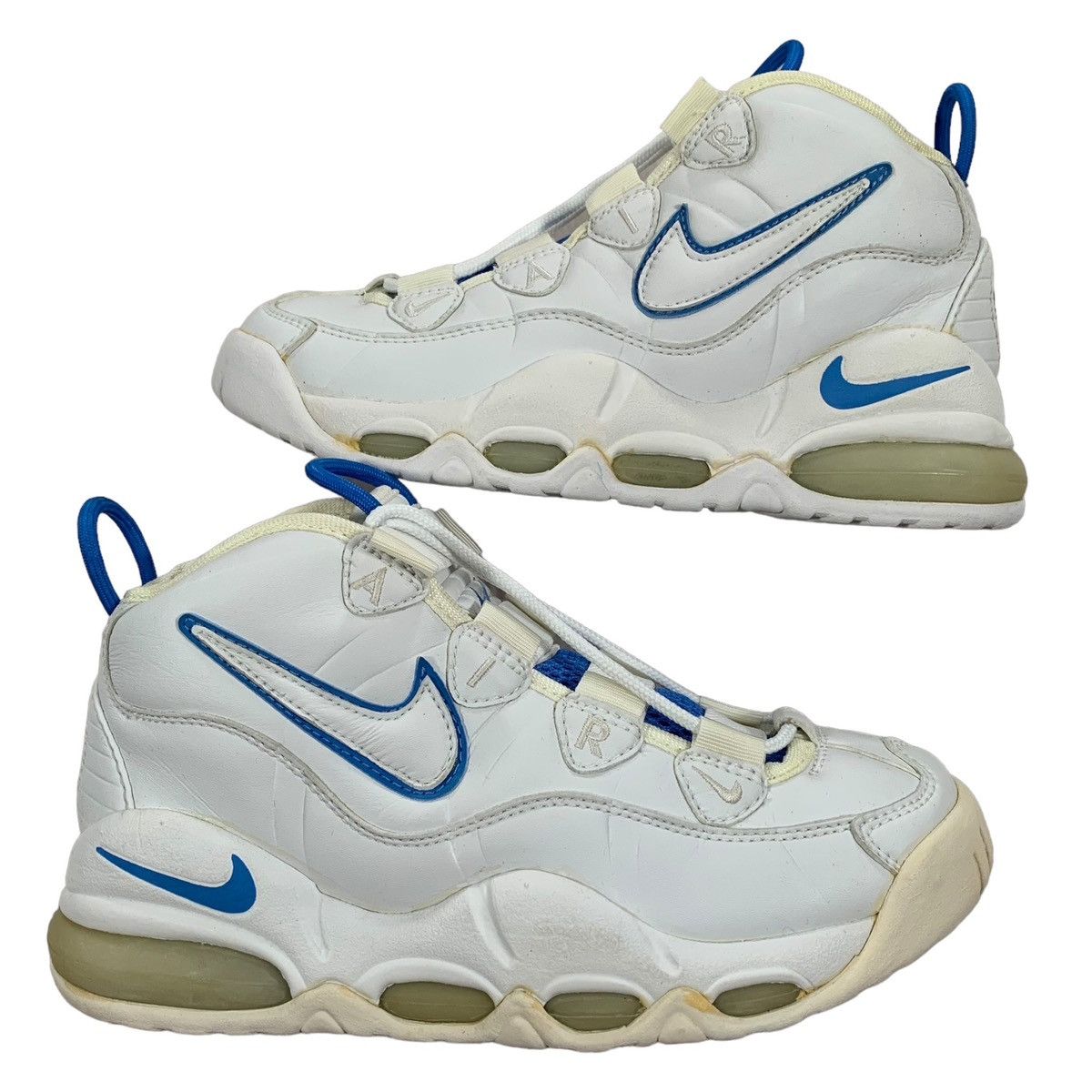 image of Nike Air Max Uptempo Sc Carolina Blue 1997 Sneaker in White, Men's
