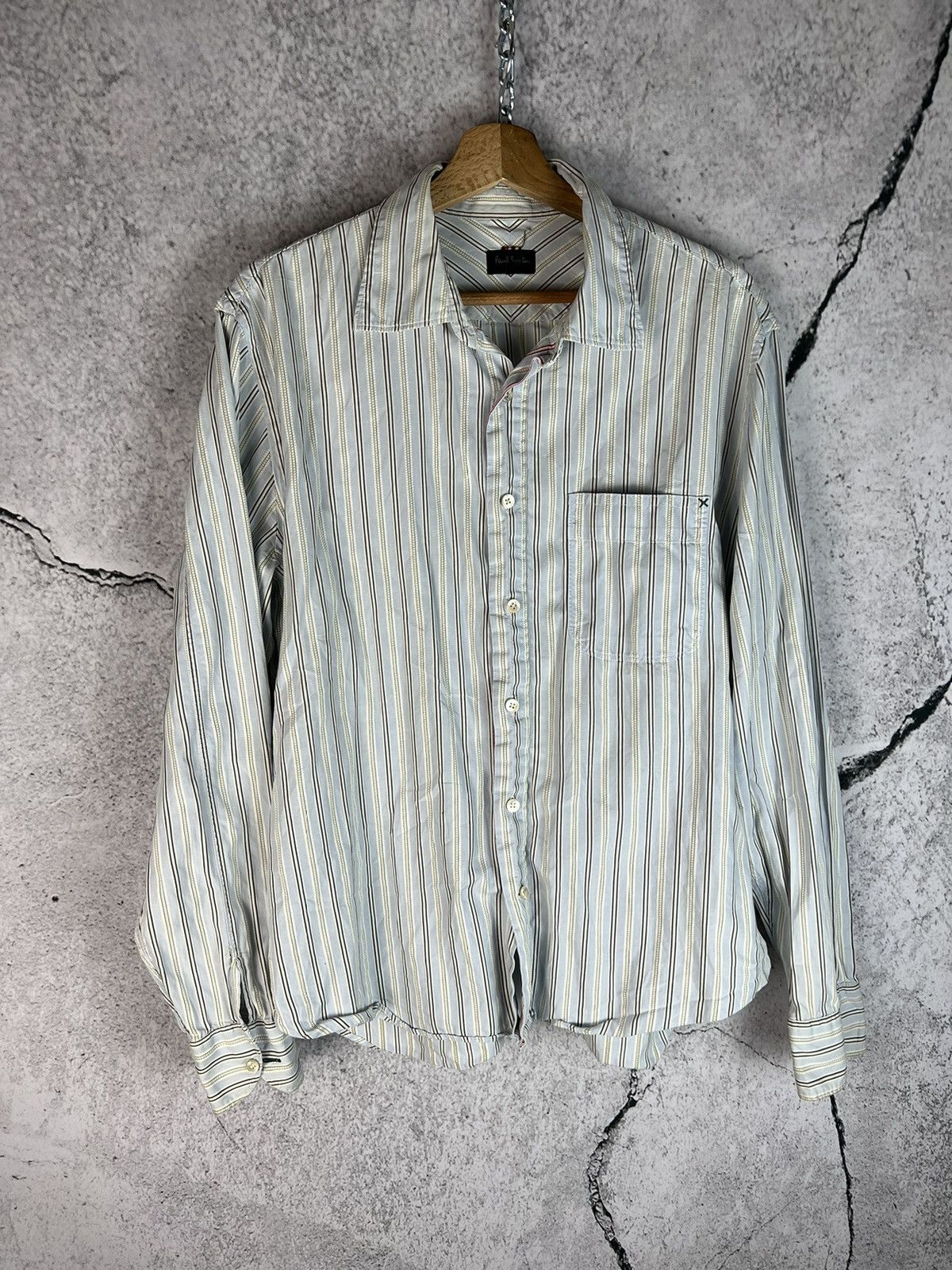 Paul Smith Paul Smith designer button up shirt Size US XL / EU 56 / 4 - 1 Thumbnail