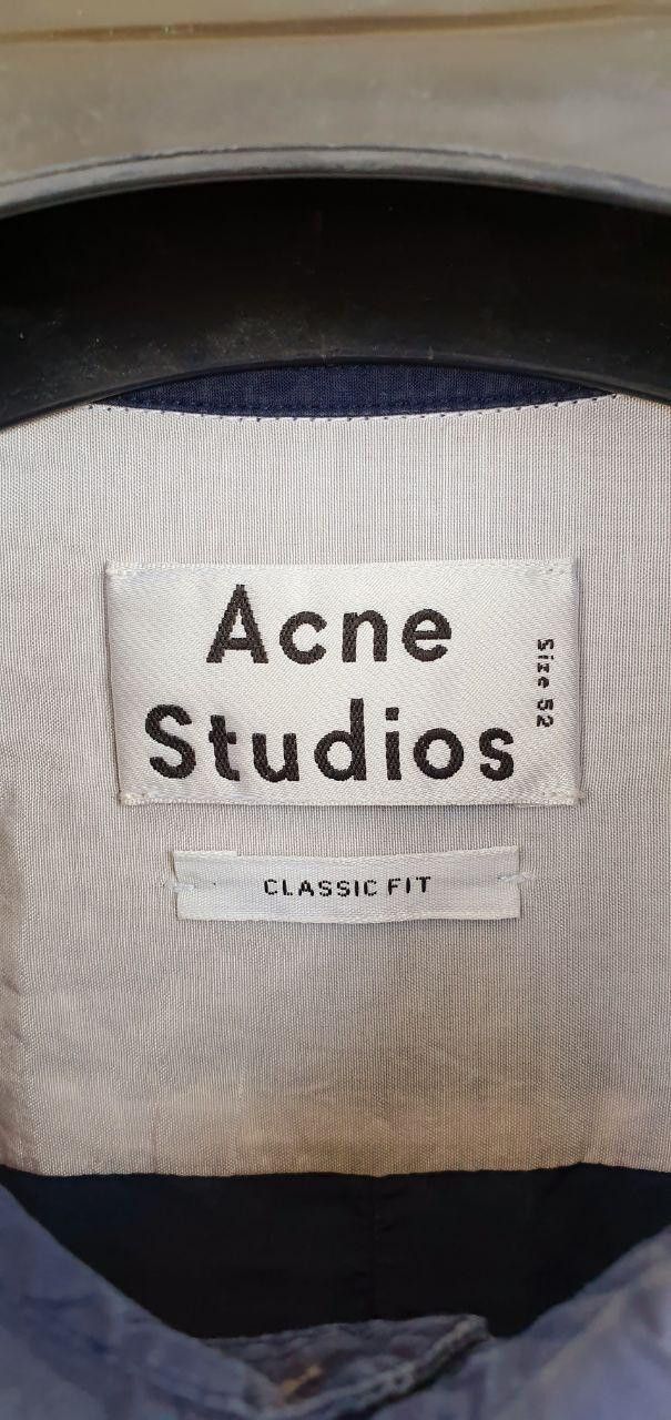 Acne Studios Acne Studios Navy Fade Classic Shirt Size US M / EU 48-50 / 2 - 12 Thumbnail