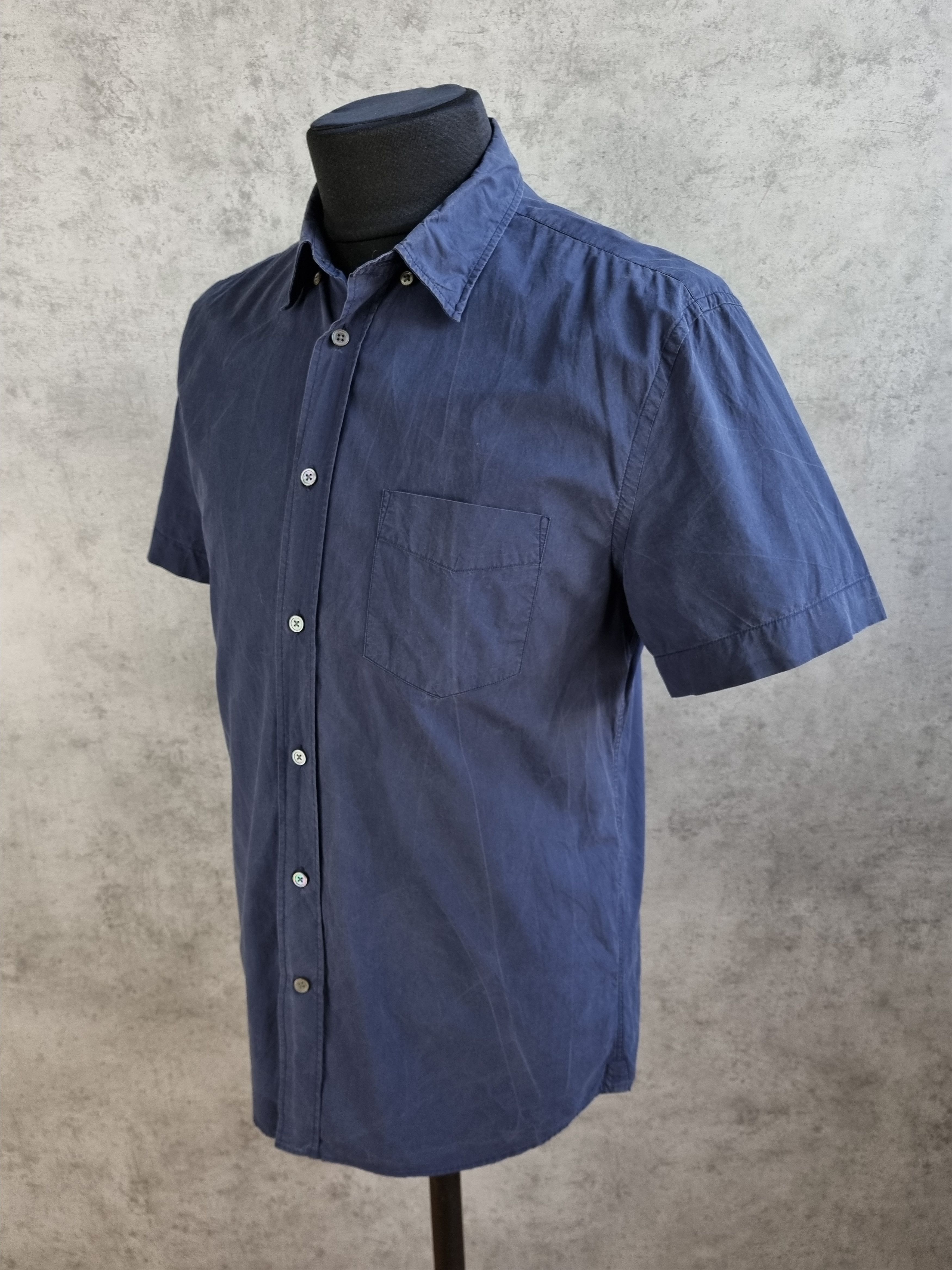 Acne Studios Acne Studios Navy Fade Classic Shirt Size US M / EU 48-50 / 2 - 5 Thumbnail