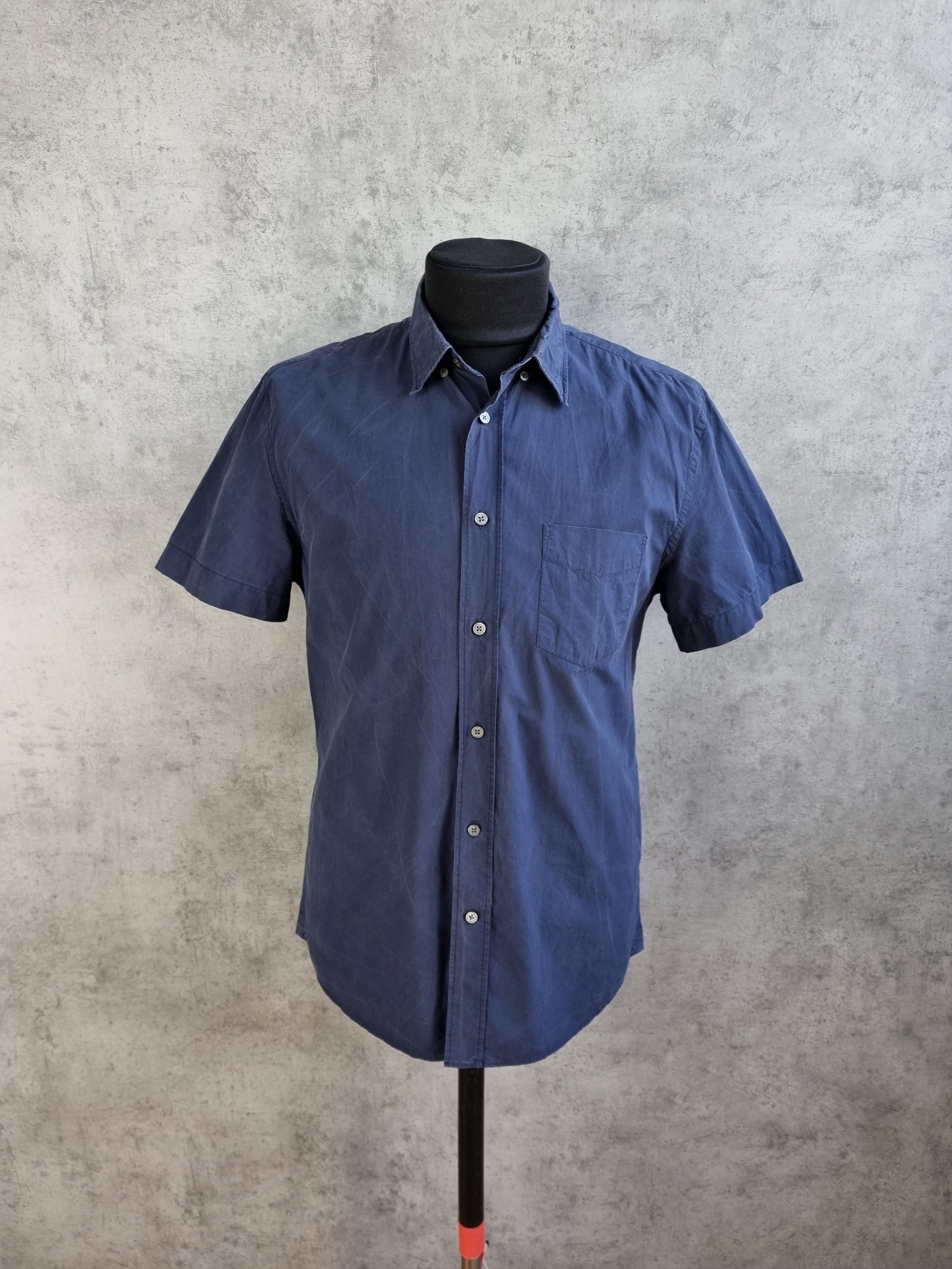 Acne Studios Acne Studios Navy Fade Classic Shirt Size US M / EU 48-50 / 2 - 15 Thumbnail
