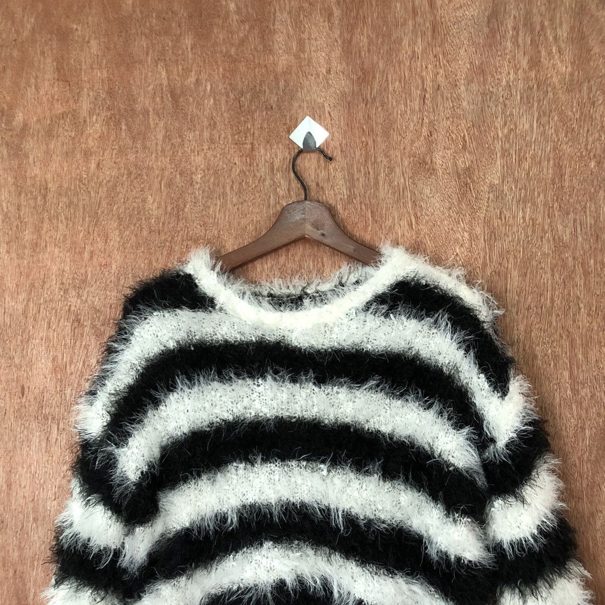 Homespun Knitwear DL Japan stripe Shaggy Fur Mohair Knitwear buang tag #6478 Size US M / EU 48-50 / 2 - 2 Thumbnail