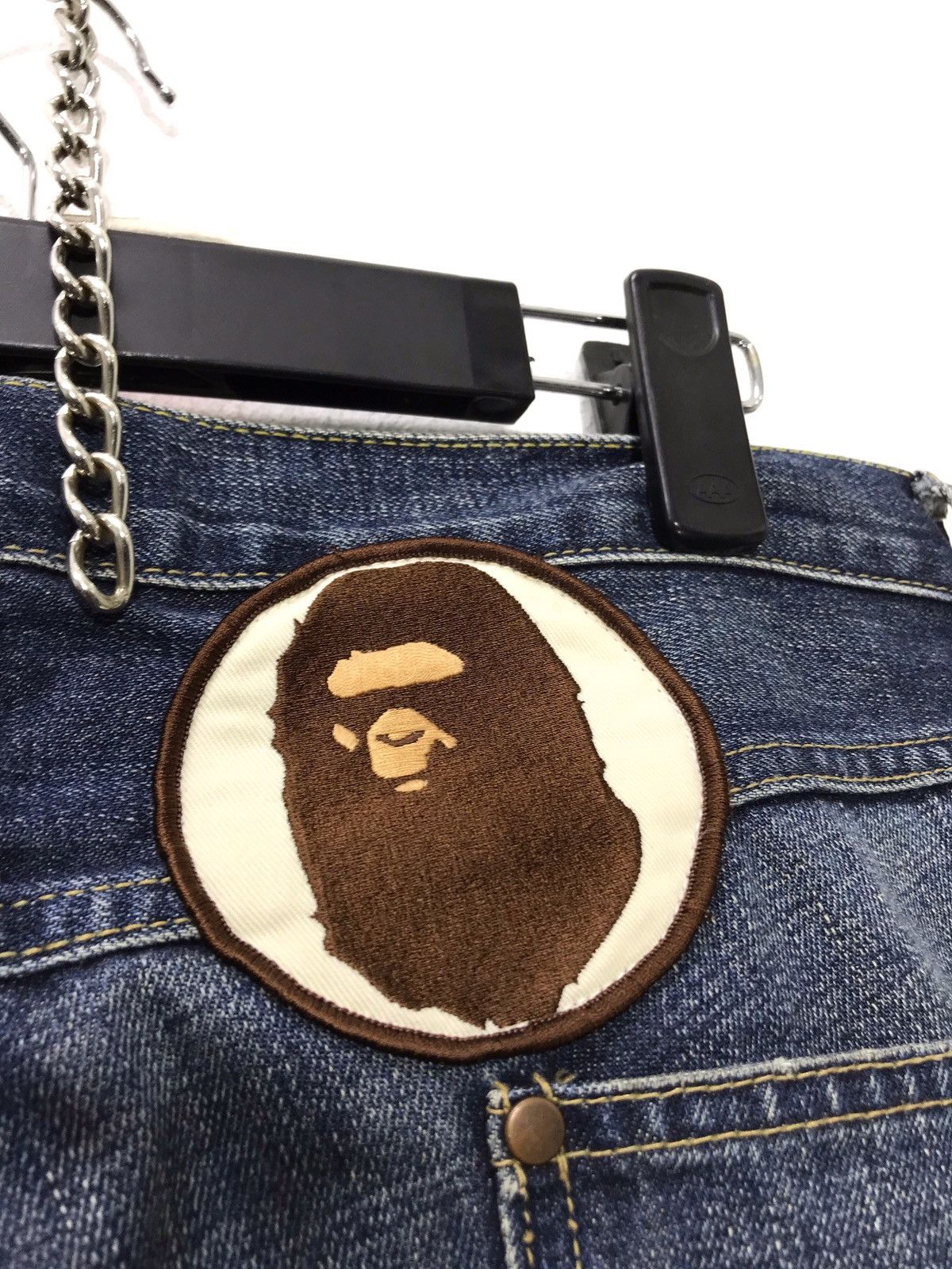 Bape Bapesta Denim Nigo Regular 3🟦1 Size US 34 / EU 50 - 9 Thumbnail