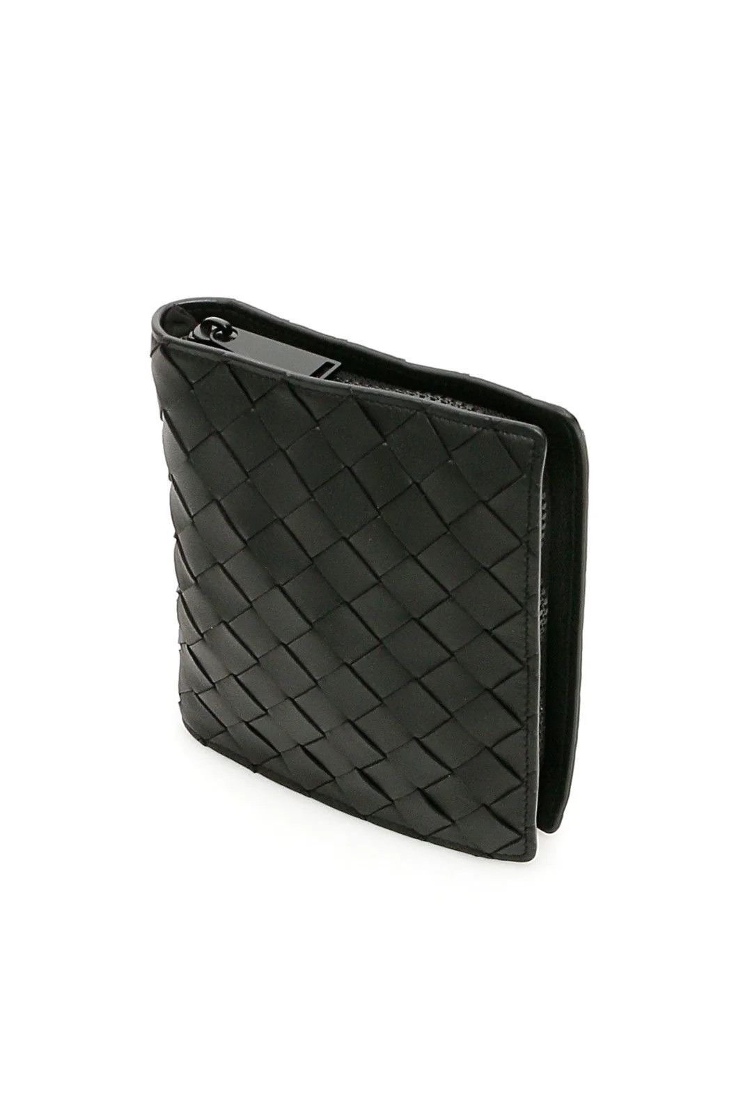 Bottega Veneta BOTTEGA VENETA black foldable leather nylon messenger bag Size ONE SIZE - 4 Thumbnail