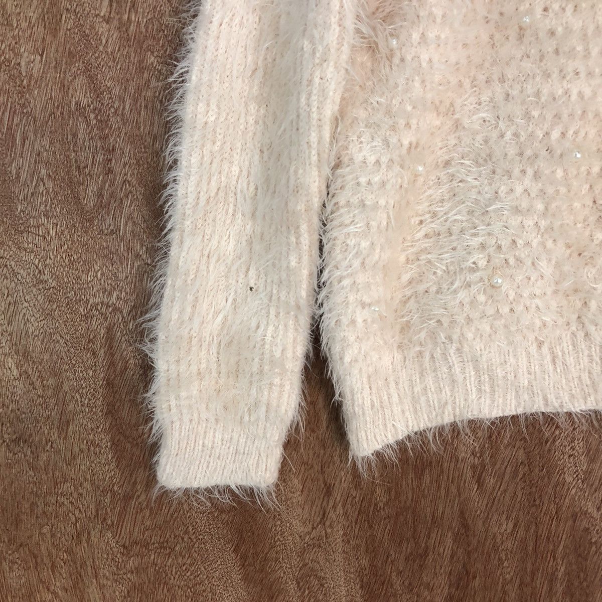 Japanese Brand IGNI Shag Shaggy Fur Mohair Knitwear #6726 Size S / US 4 / IT 40 - 4 Thumbnail