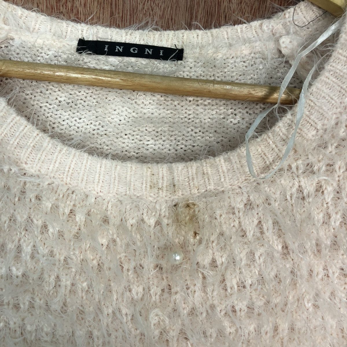 Japanese Brand IGNI Shag Shaggy Fur Mohair Knitwear #6726 Size S / US 4 / IT 40 - 7 Thumbnail