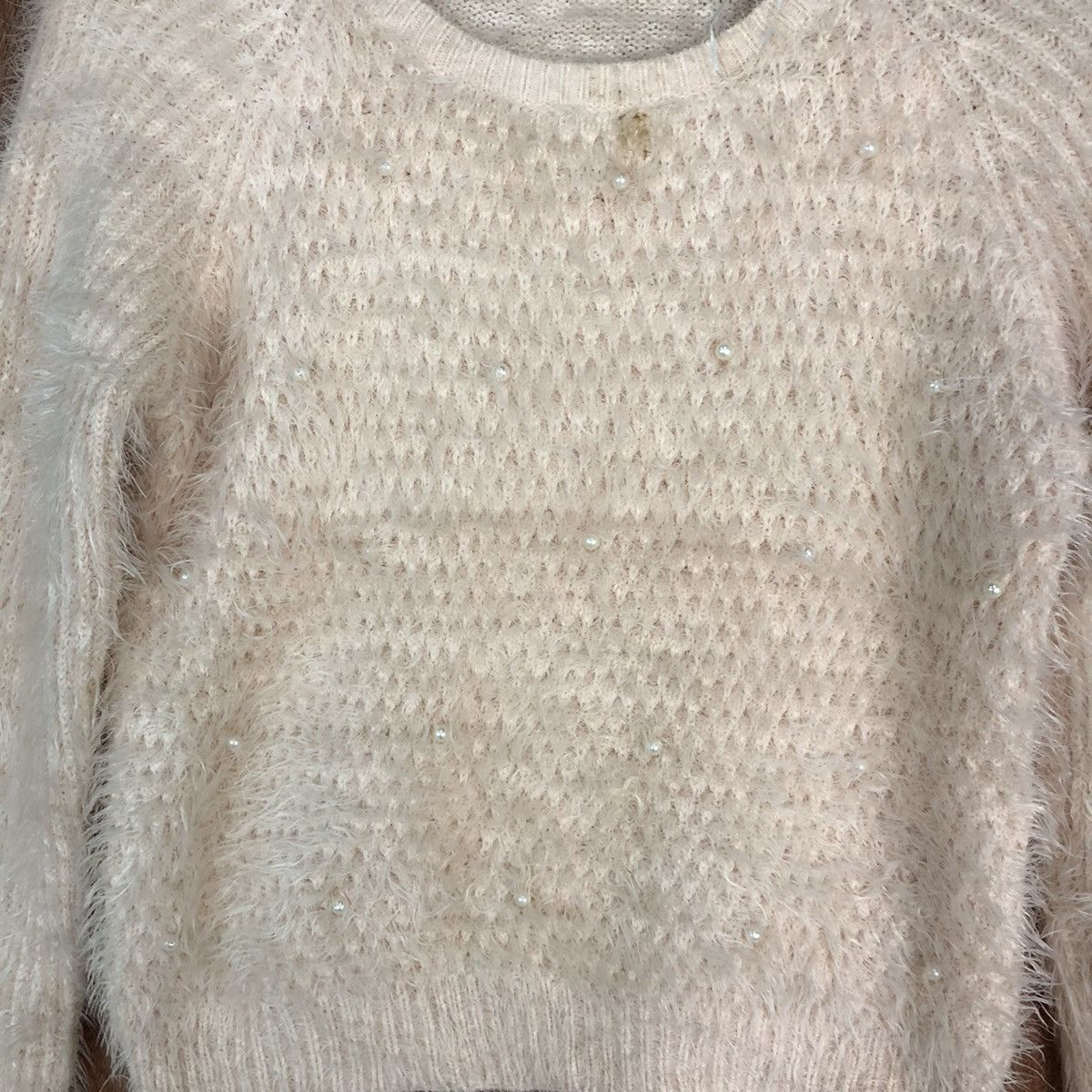 Japanese Brand IGNI Shag Shaggy Fur Mohair Knitwear #6726 Size S / US 4 / IT 40 - 6 Thumbnail