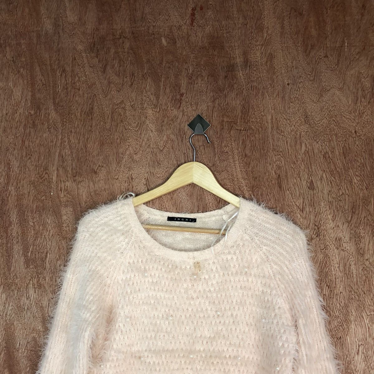Japanese Brand IGNI Shag Shaggy Fur Mohair Knitwear #6726 Size S / US 4 / IT 40 - 2 Thumbnail