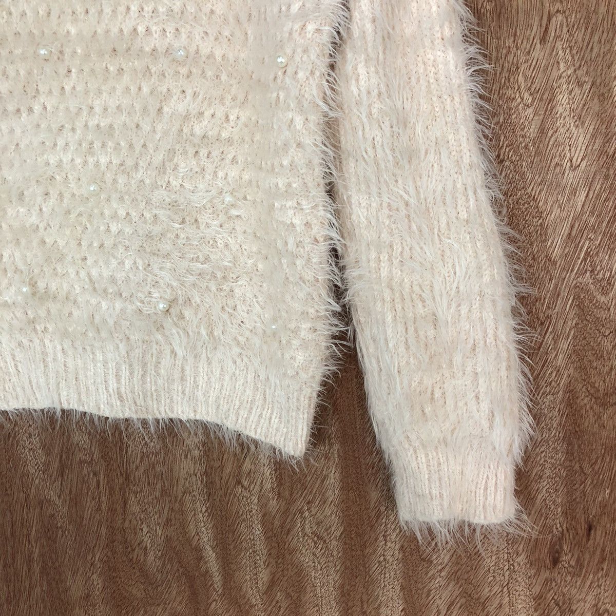 Japanese Brand IGNI Shag Shaggy Fur Mohair Knitwear #6726 Size S / US 4 / IT 40 - 5 Thumbnail