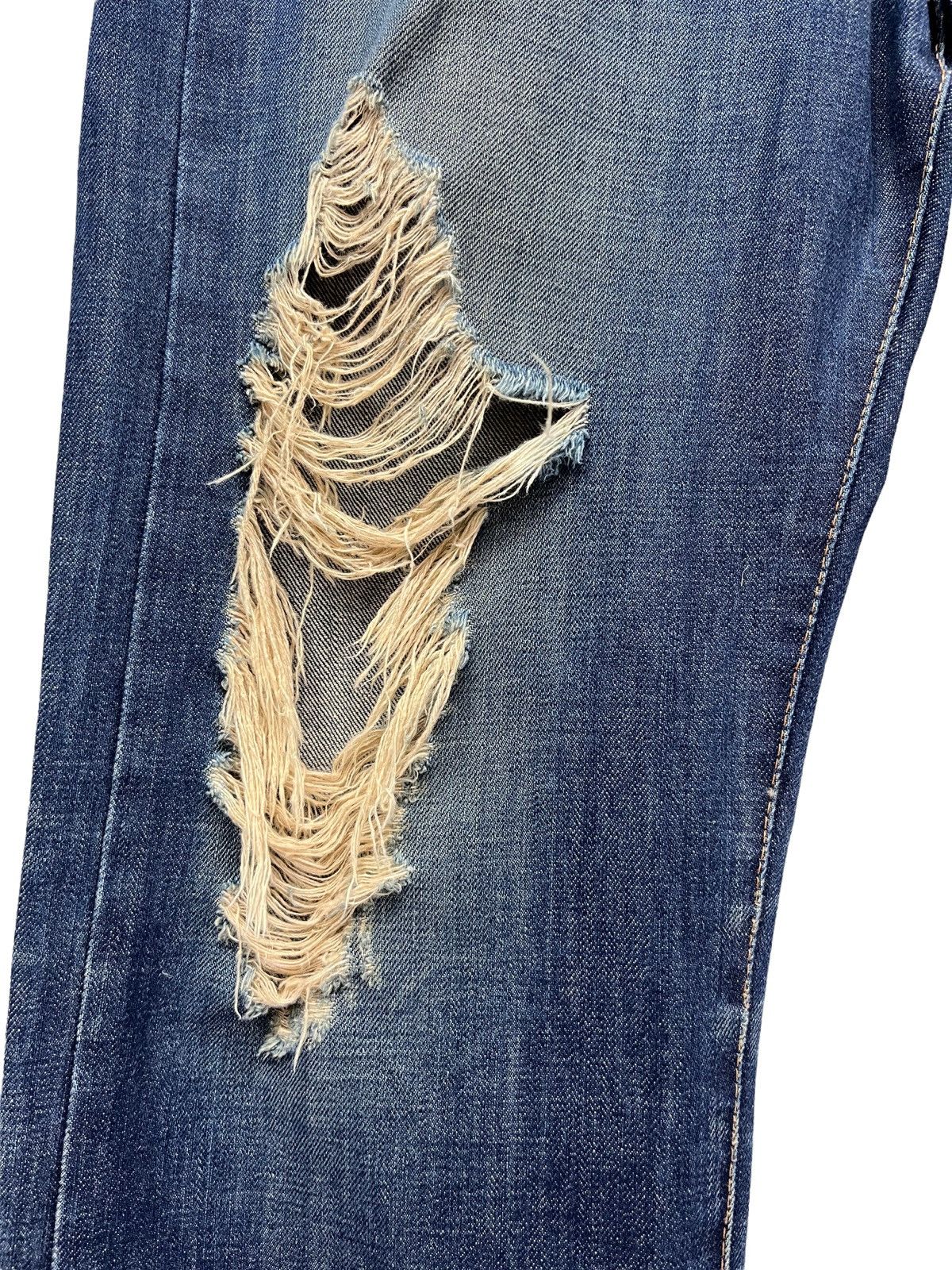 ANDSUNS 🔥DOPE🔥 ANDSUNS Peace Tokyo-Brooklyn Thrashed Denim Jeans Size US 32 / EU 48 - 5 Thumbnail