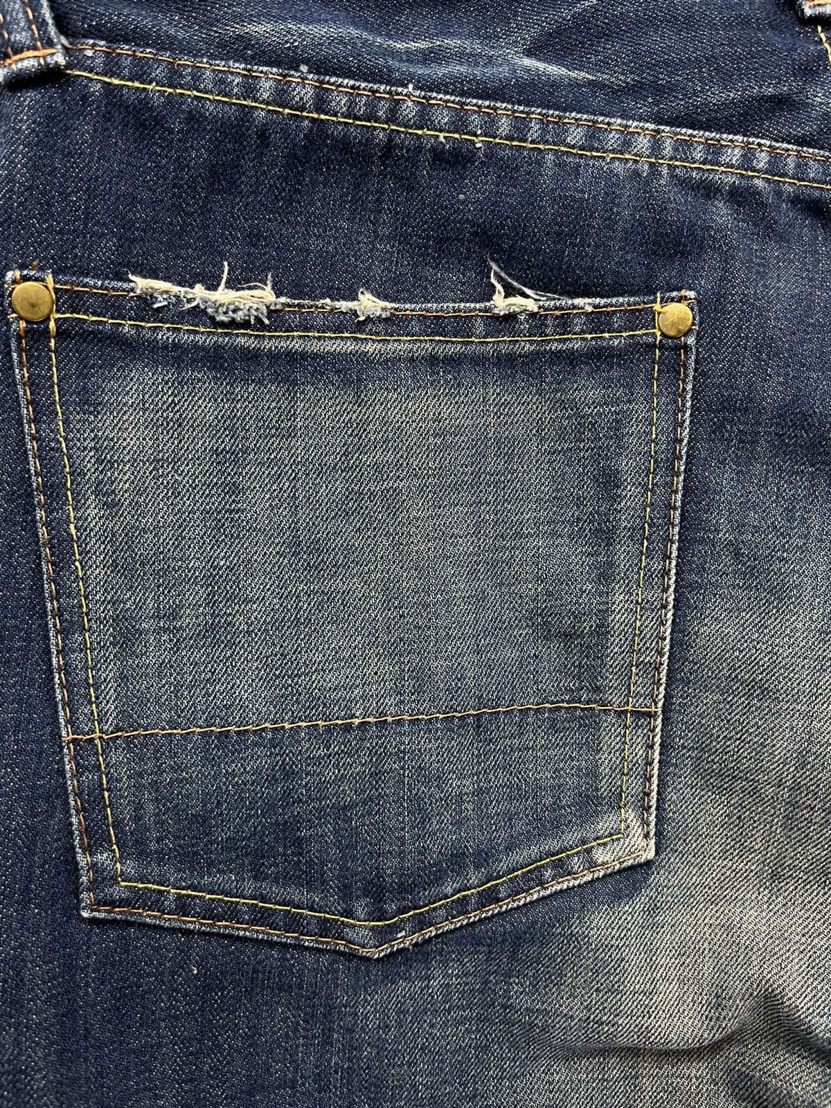 ANDSUNS 🔥DOPE🔥 ANDSUNS Peace Tokyo-Brooklyn Thrashed Denim Jeans Size US 32 / EU 48 - 11 Thumbnail