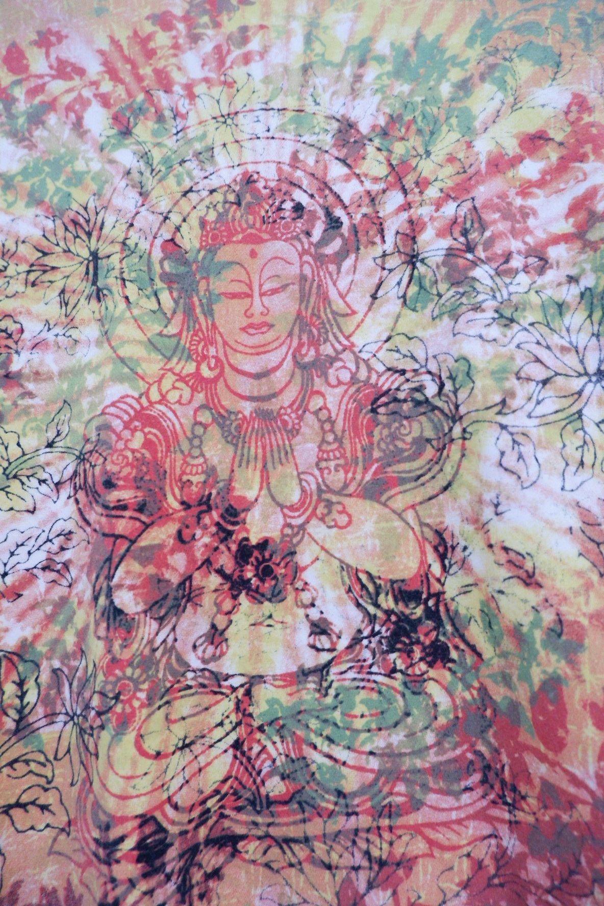 Vivienne Tam 1990s Vintage Rare Vivenne Tam Budha Printed Long Sleeve Size S / US 4 / IT 40 - 7 Thumbnail