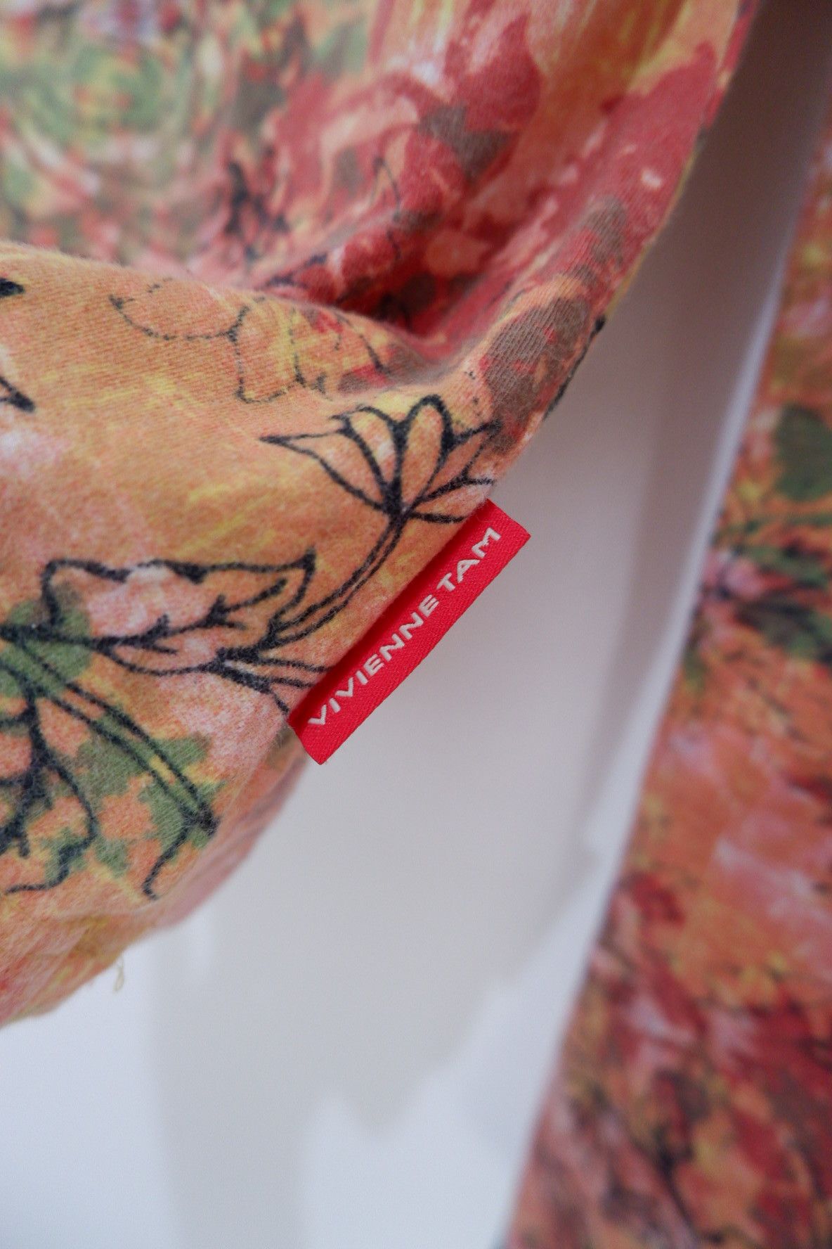 Vivienne Tam 1990s Vintage Rare Vivenne Tam Budha Printed Long Sleeve Size S / US 4 / IT 40 - 10 Thumbnail
