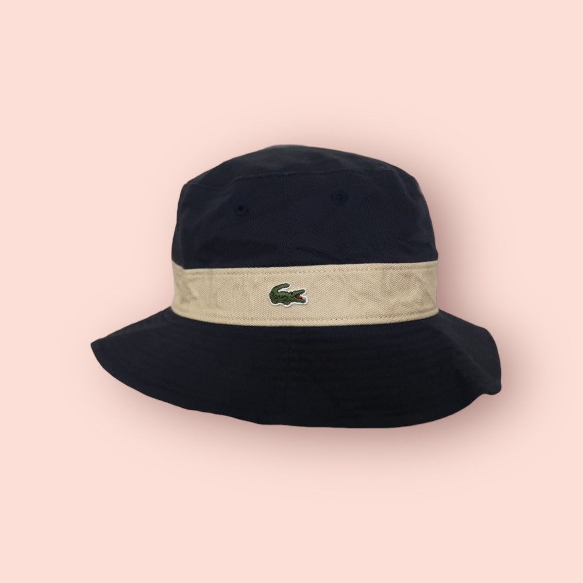 Japanese Brand × Lacoste VINTAGE LACOSTE REVERSIBLE BUCKET HAT JAPAN Size ONE SIZE - 5 Thumbnail