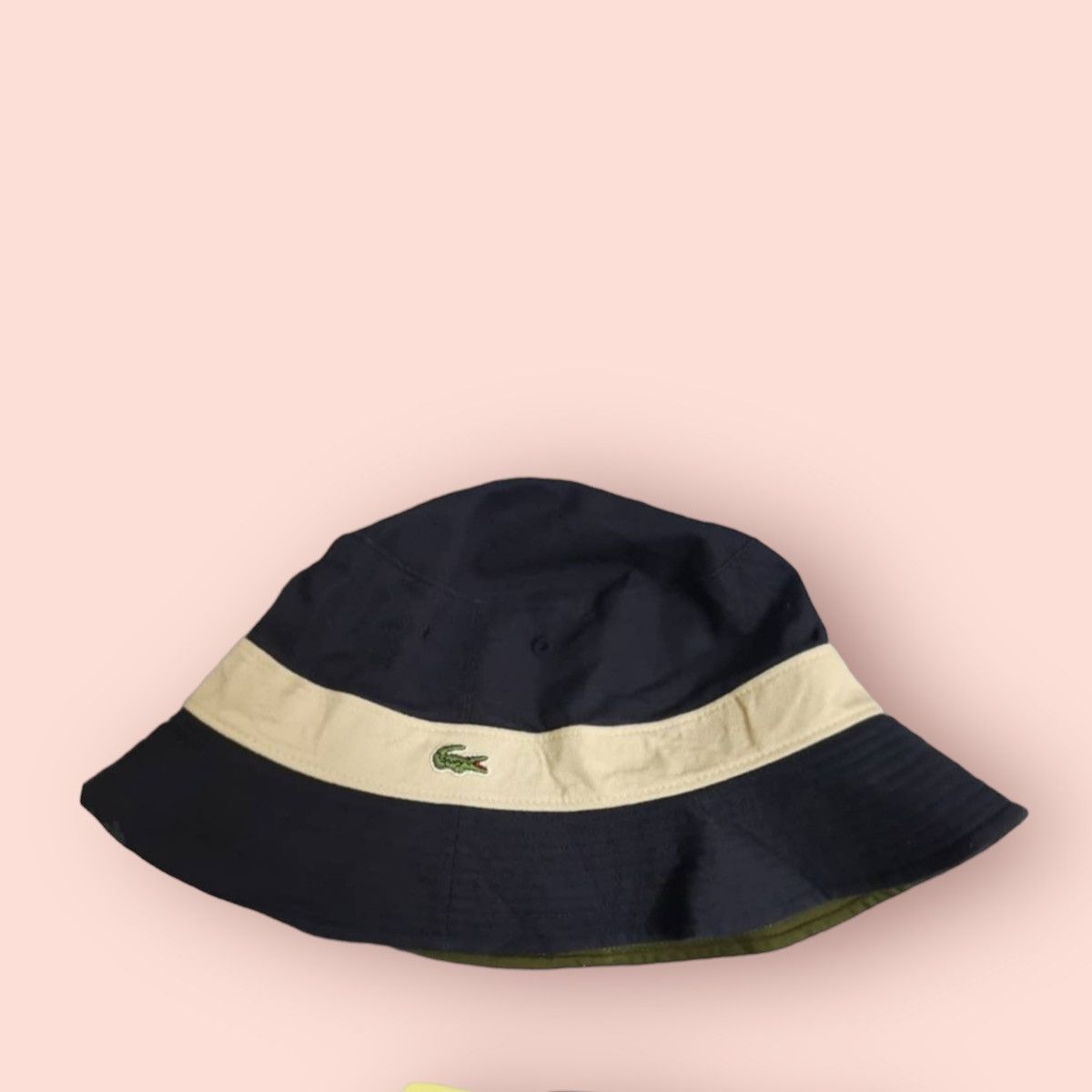 Japanese Brand × Lacoste VINTAGE LACOSTE REVERSIBLE BUCKET HAT JAPAN Size ONE SIZE - 9 Thumbnail
