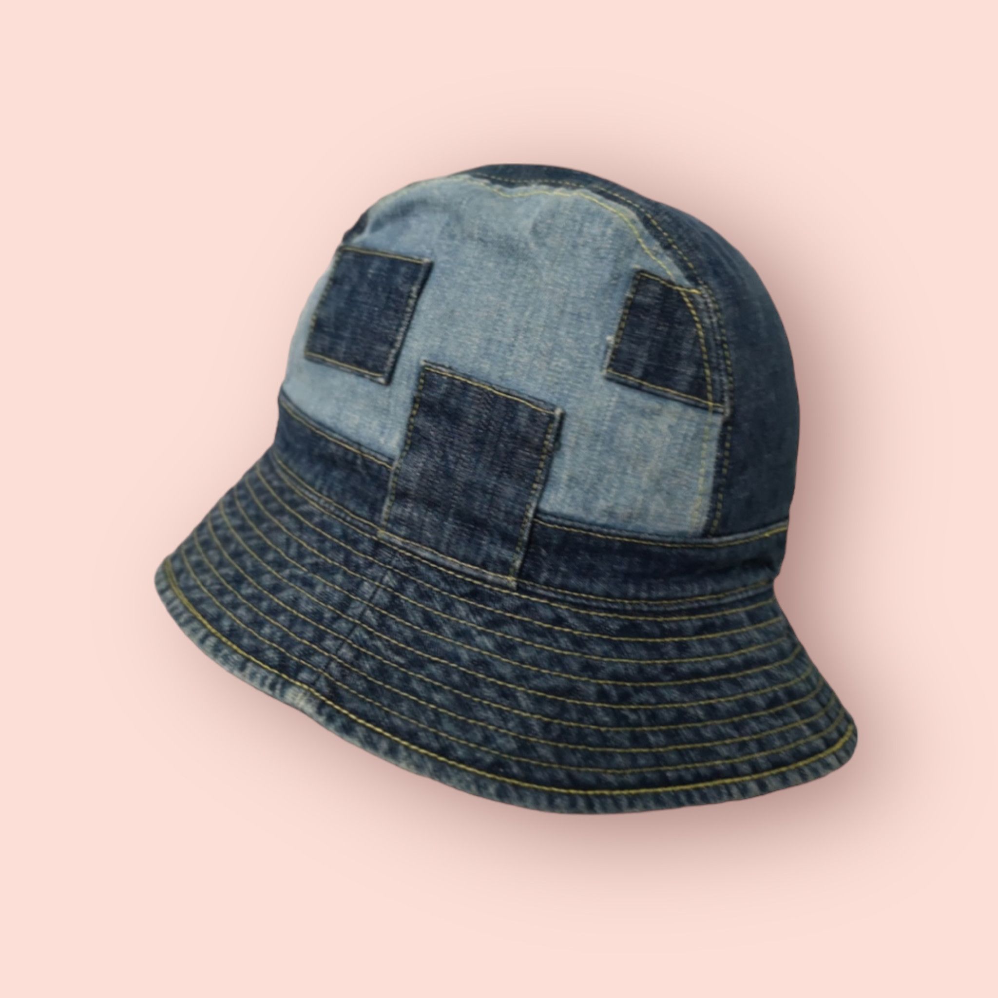 SWAGGER PATCHWORK DENIM HAT