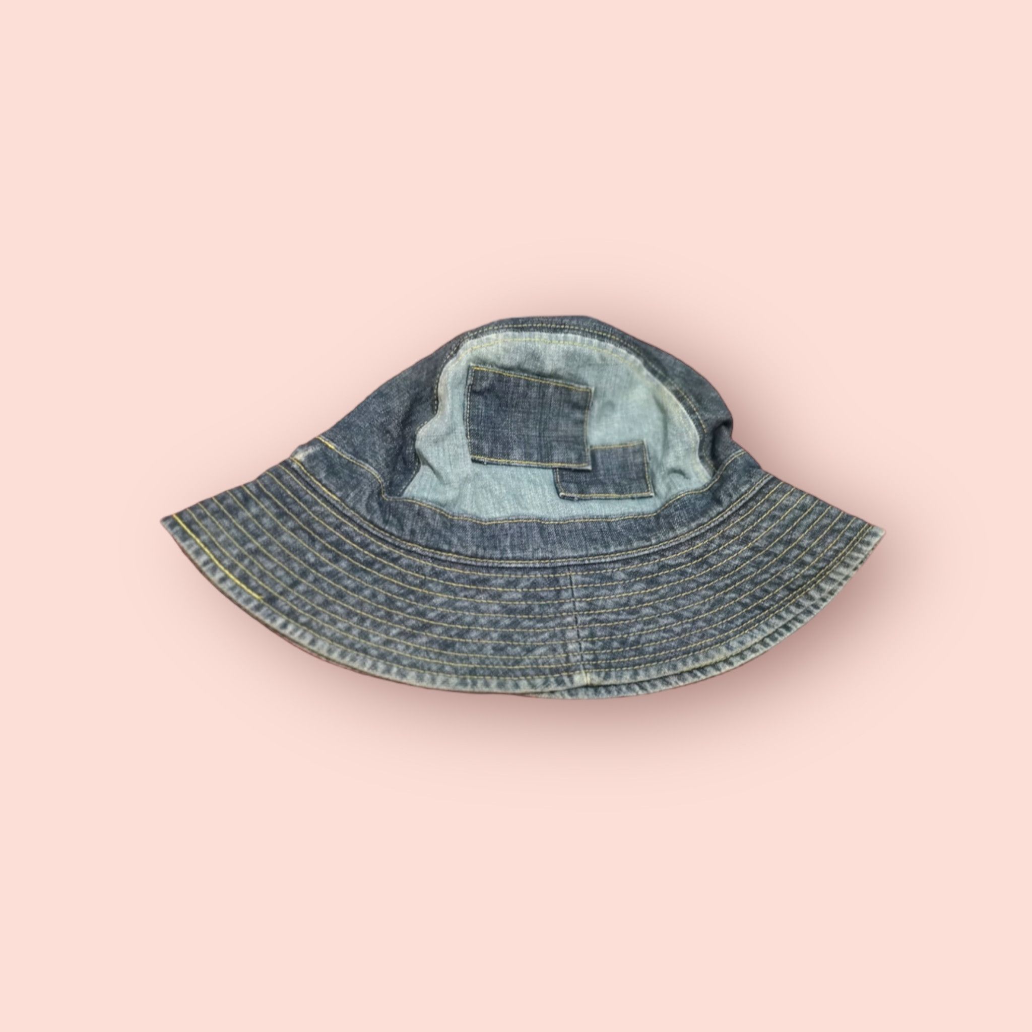 Japanese Brand × Swagger SWAGGER PATCHWORK DENIM HAT Size ONE SIZE - 10 Thumbnail