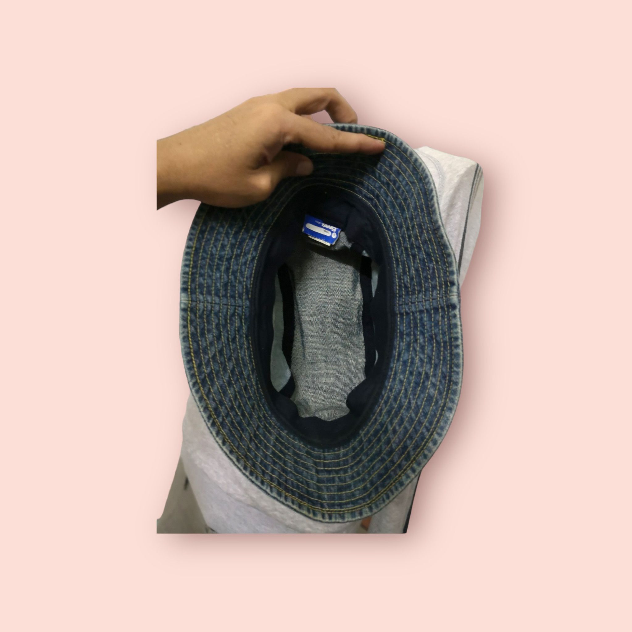 Japanese Brand × Swagger SWAGGER PATCHWORK DENIM HAT Size ONE SIZE - 8 Thumbnail