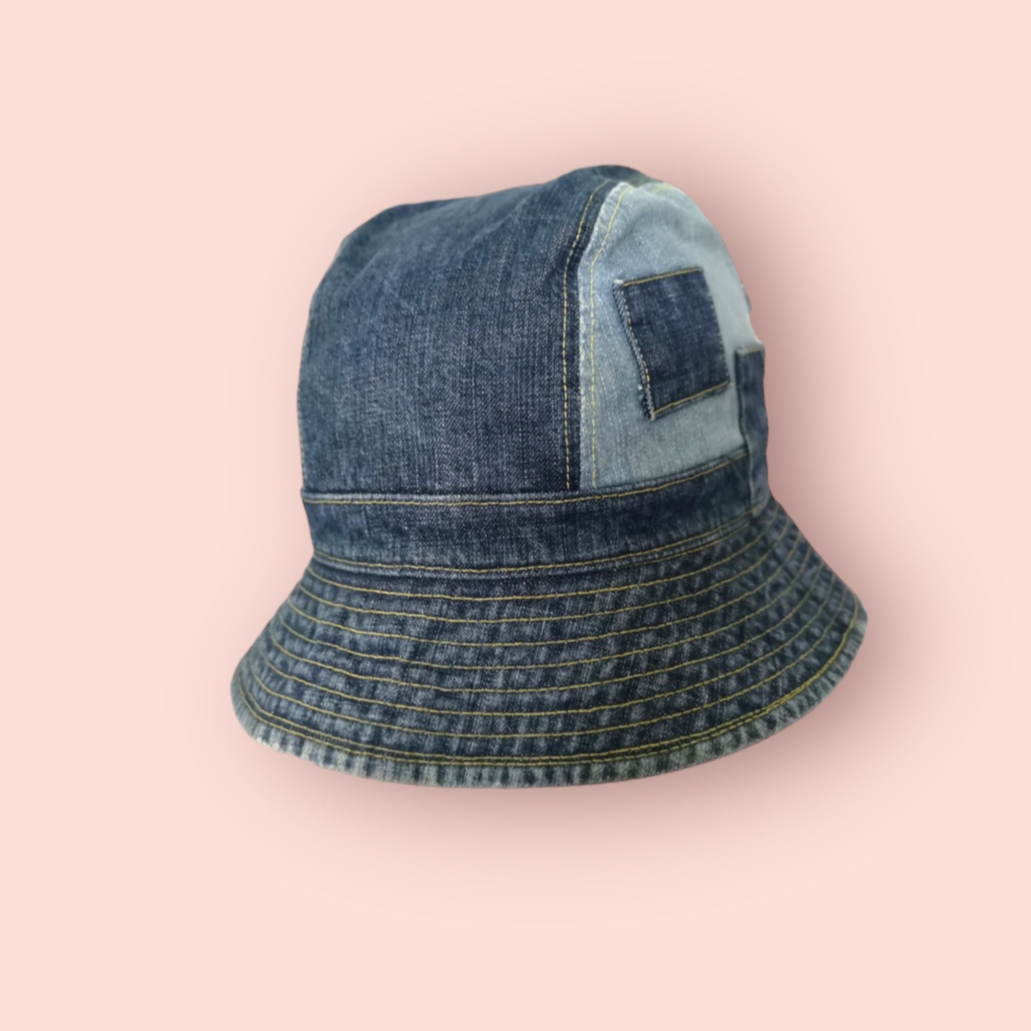 Japanese Brand × Swagger SWAGGER PATCHWORK DENIM HAT Size ONE SIZE - 2 Thumbnail