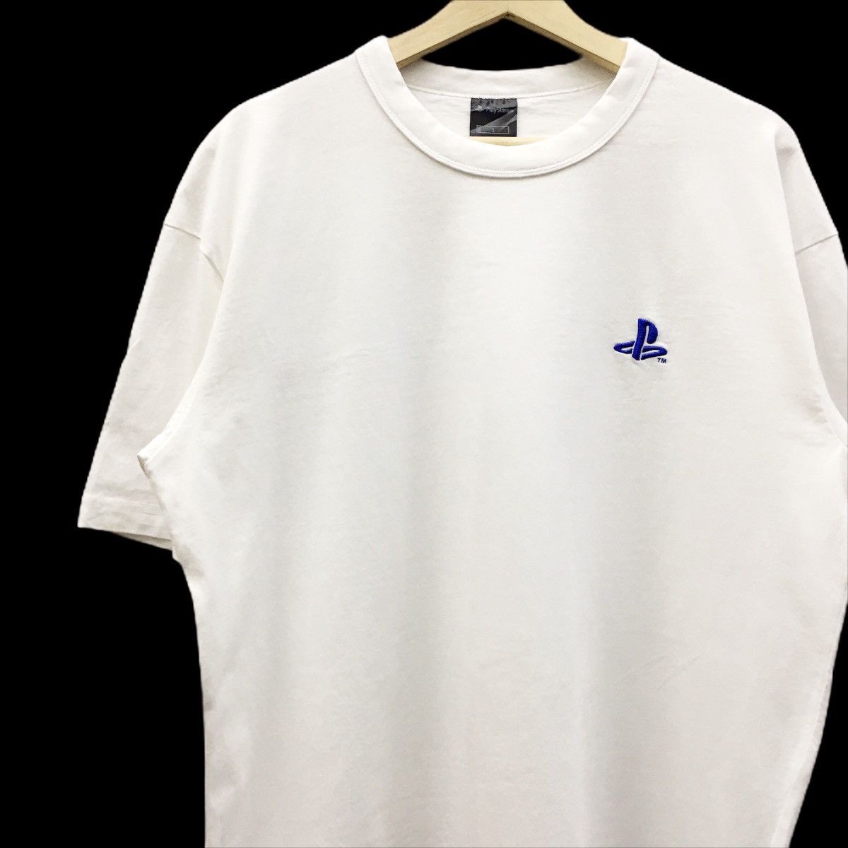 Playstation Rare Video Game PlayStation Small Logo Embroidery Tee Size US L / EU 52-54 / 3 - 2 Thumbnail