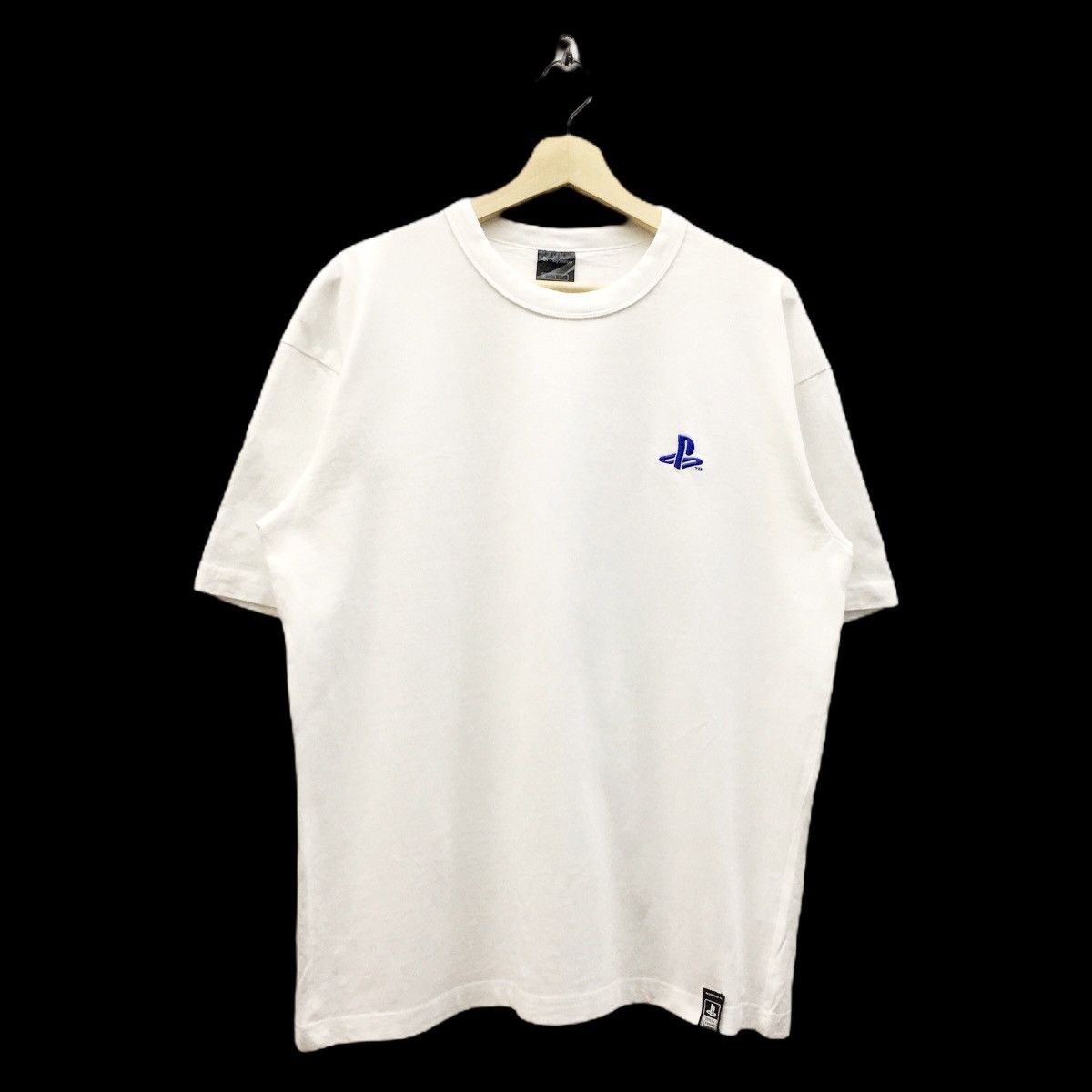 Rare Video Game PlayStation Small Logo Embroidery Tee