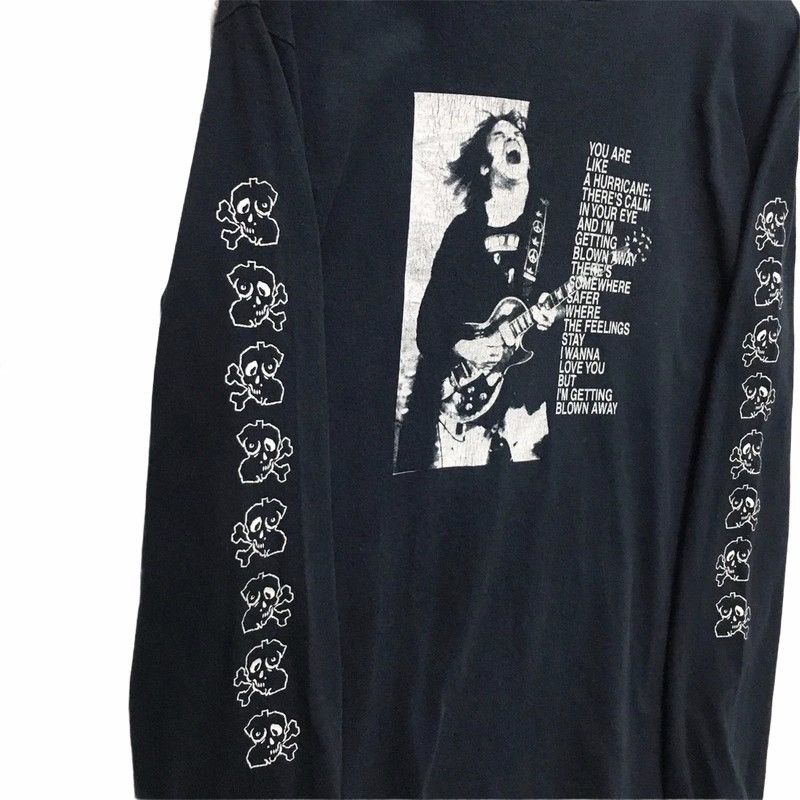 Band Tees Vintage 90s Neil Young You Are Like A Hurricane Long Sleeve Size US M / EU 48-50 / 2 - 9 Thumbnail