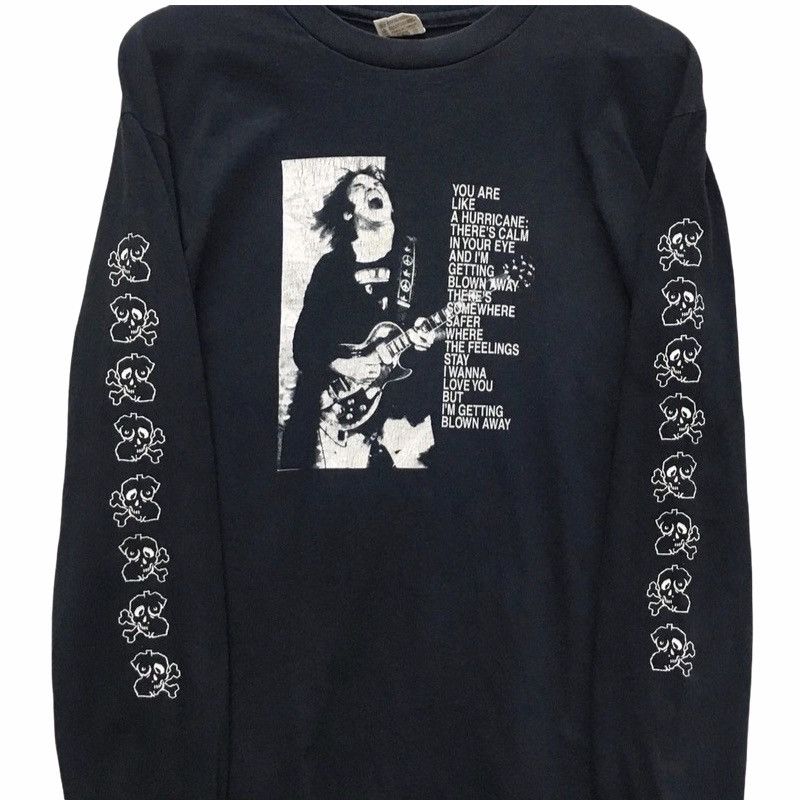 Band Tees Vintage 90s Neil Young You Are Like A Hurricane Long Sleeve Size US M / EU 48-50 / 2 - 8 Thumbnail