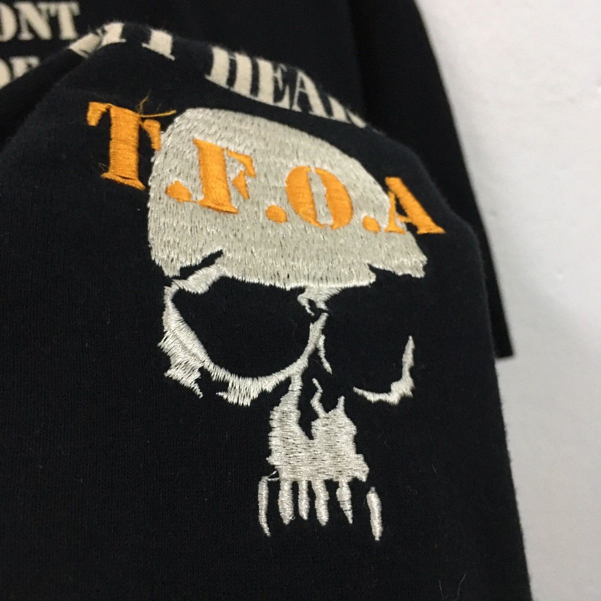 Japanese Brand Rare T.F.O.A Embroidery Tshirt Size US L / EU 52-54 / 3 - 4 Thumbnail