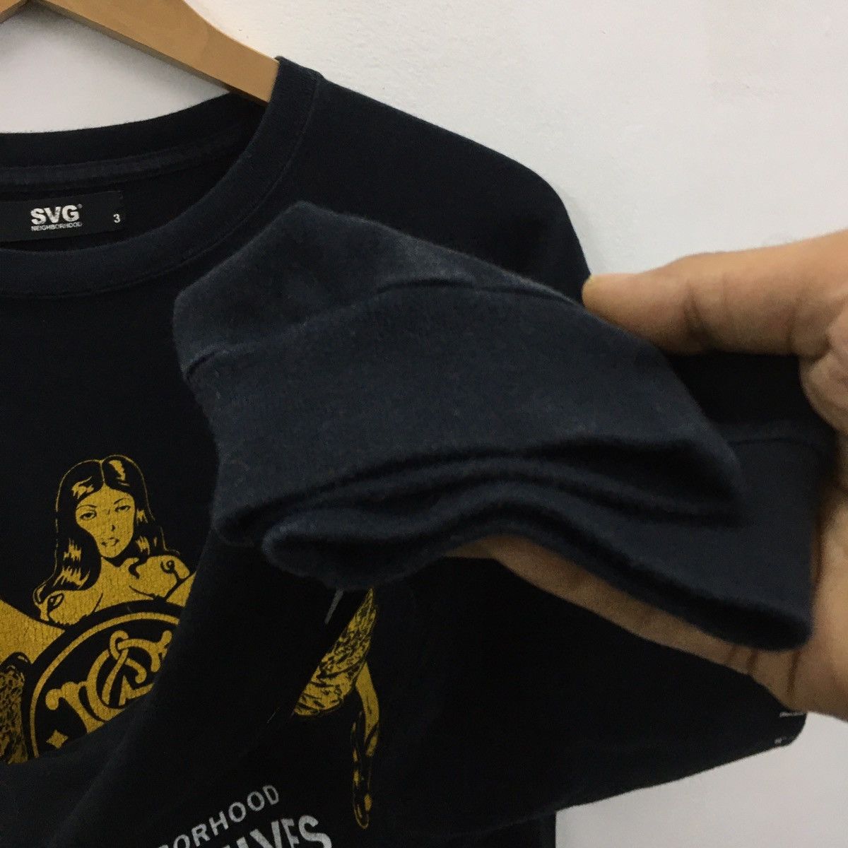 Japanese Brand Rare NEIGHBORHOOD SVG ARCHIVES Savage 69 Long Sleeve Tshirt Size US M / EU 48-50 / 2 - 13 Thumbnail