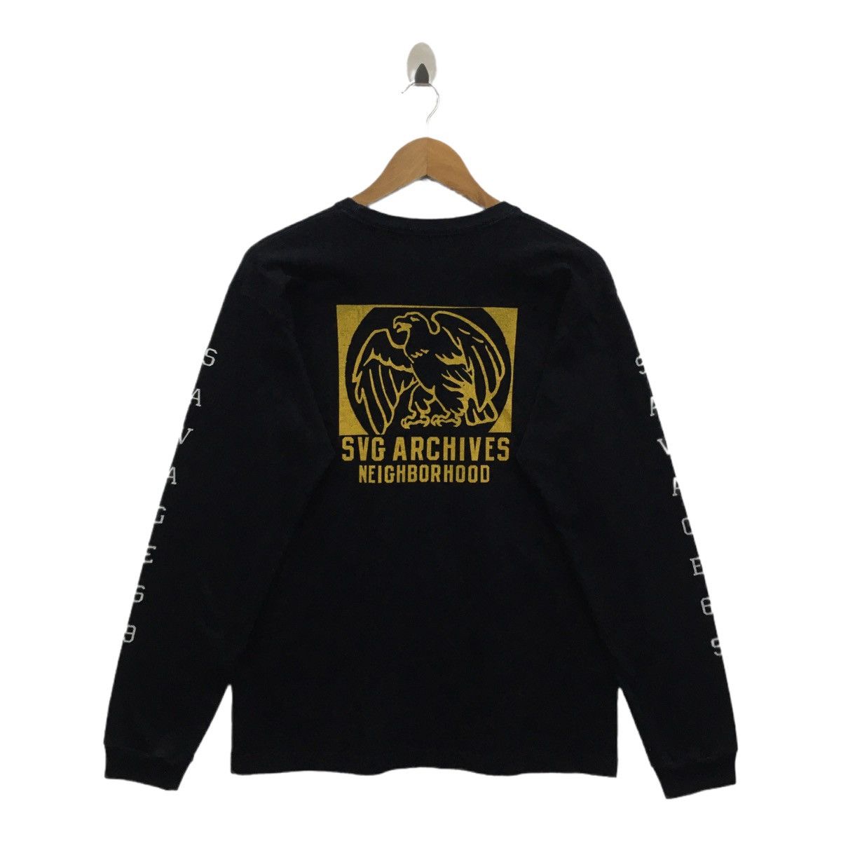 Japanese Brand Rare NEIGHBORHOOD SVG ARCHIVES Savage 69 Long Sleeve Tshirt Size US M / EU 48-50 / 2 - 2 Thumbnail