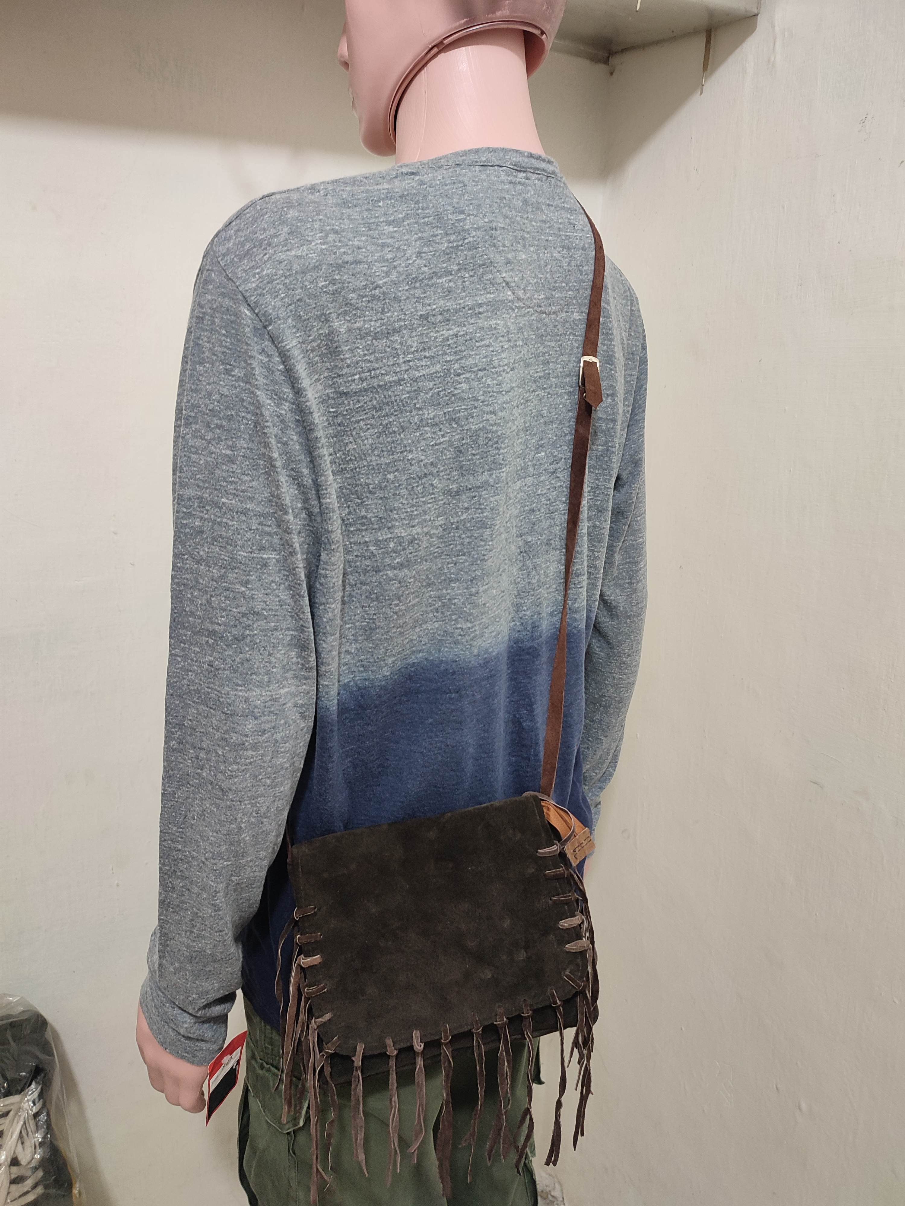 Leather Fringe Suede Crossbody / Sling bag Cowboy Size ONE SIZE - 4 Thumbnail