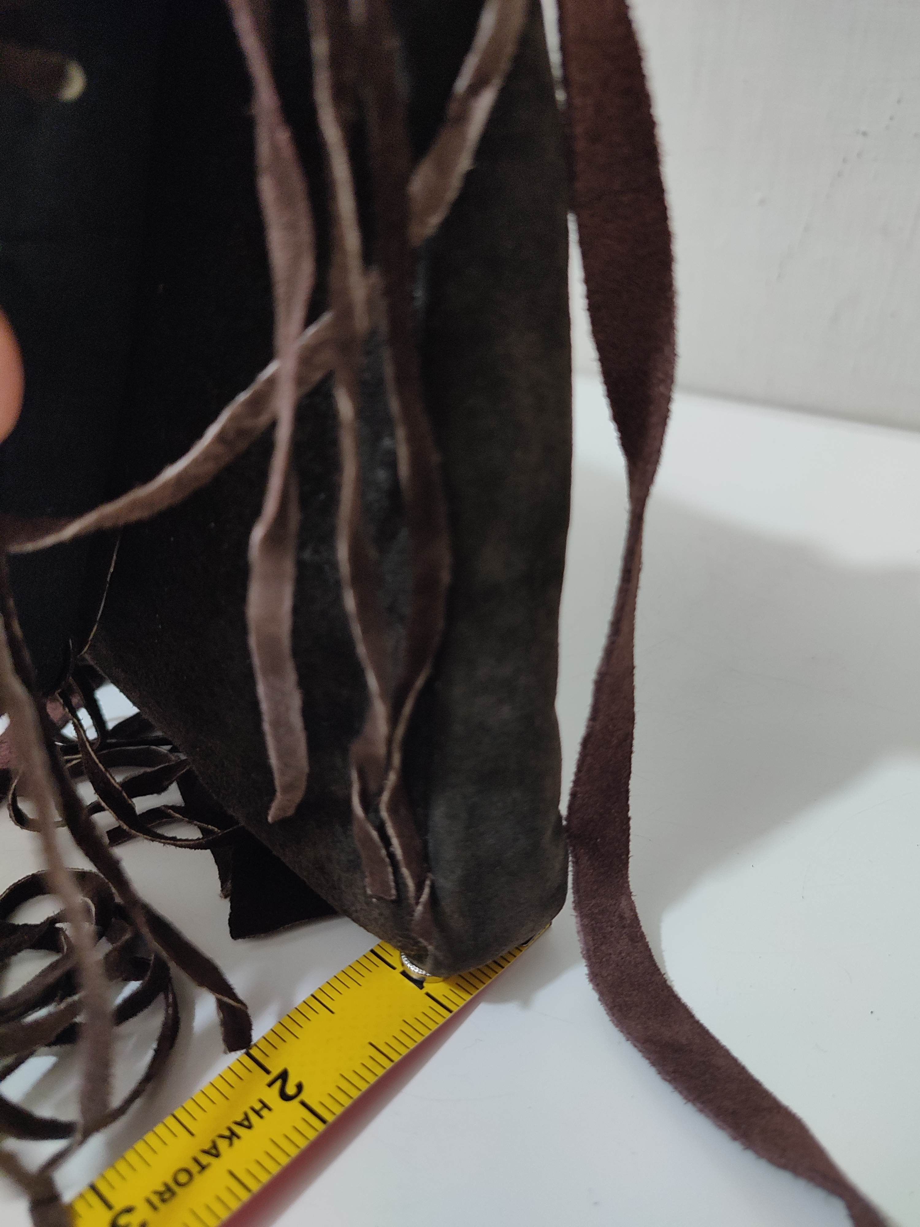 Leather Fringe Suede Crossbody / Sling bag Cowboy Size ONE SIZE - 13 Thumbnail