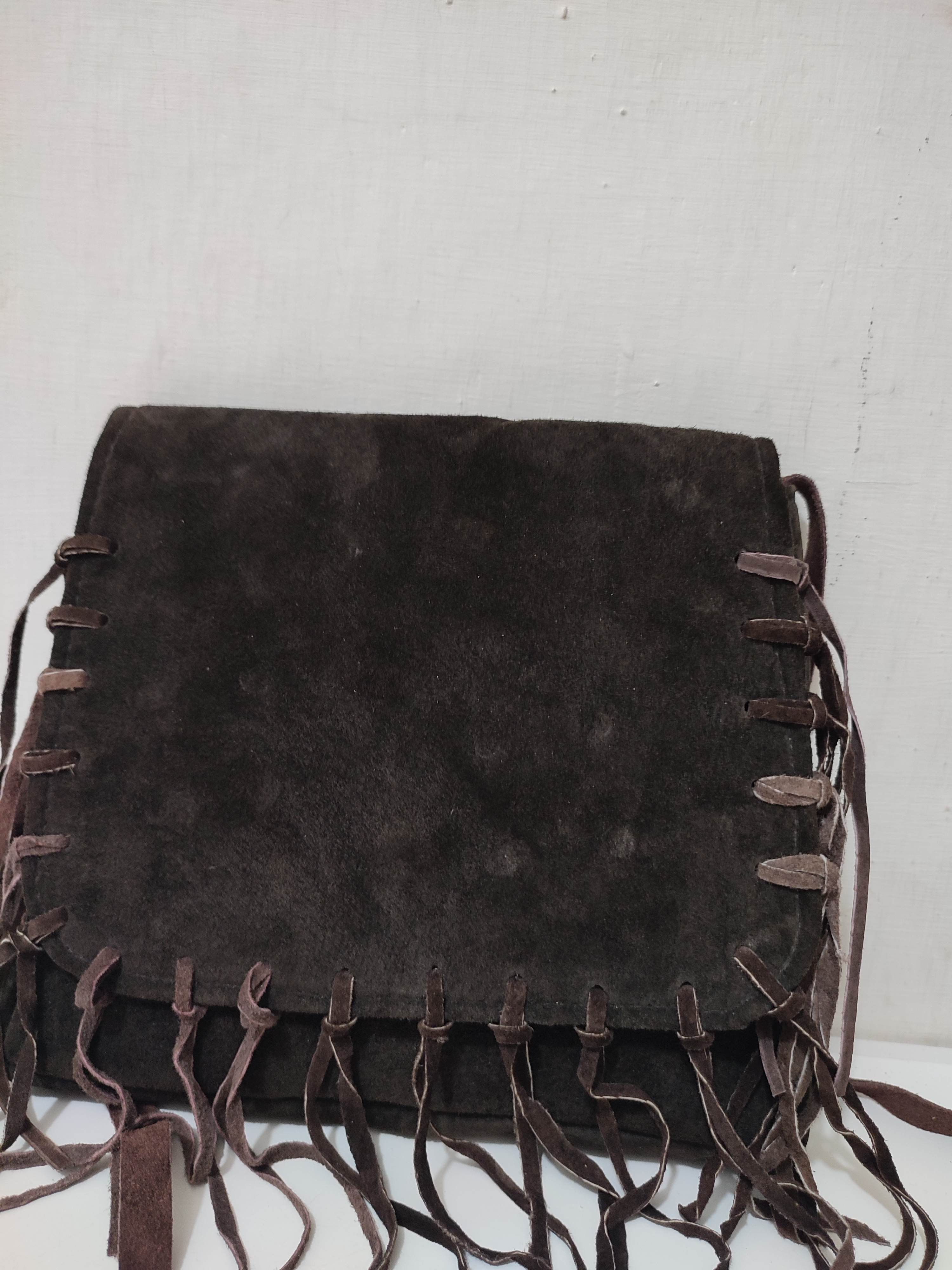 Leather Fringe Suede Crossbody / Sling bag Cowboy Size ONE SIZE - 6 Thumbnail