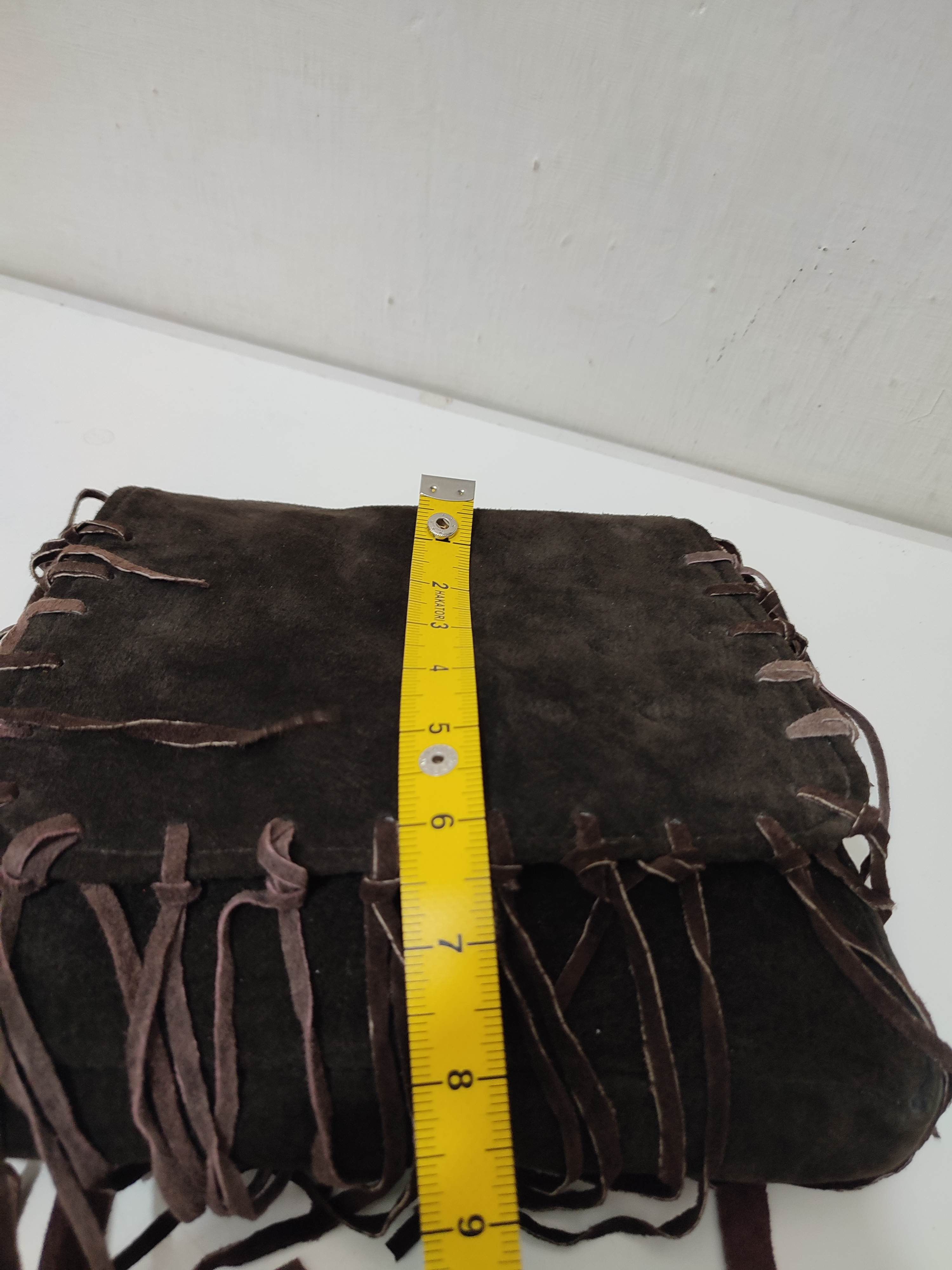 Leather Fringe Suede Crossbody / Sling bag Cowboy Size ONE SIZE - 12 Thumbnail