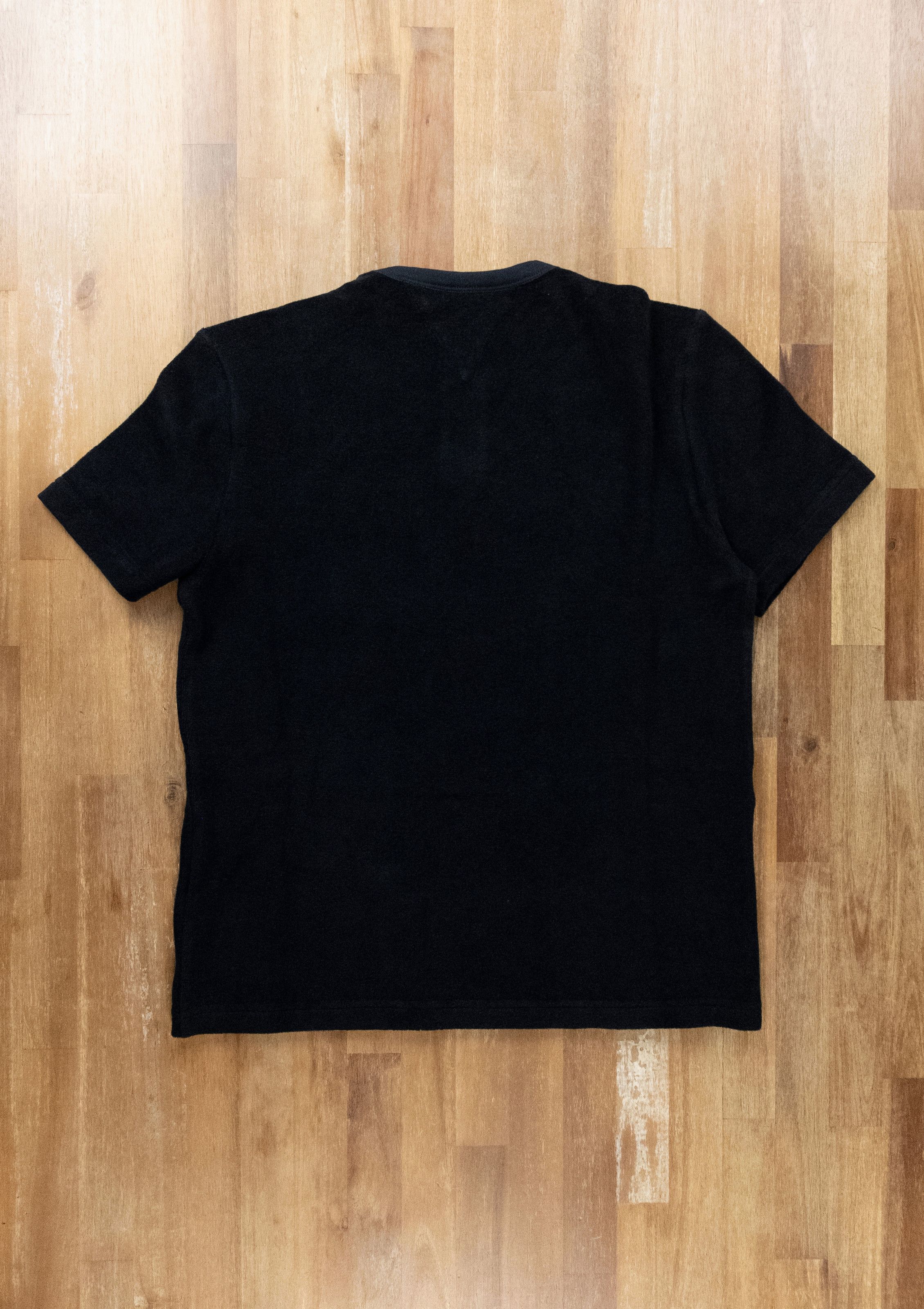 Bottega Veneta BOTTEGA VENETA black towelling terrycloth t-shirt Medium NWT Size M / US 6-8 / IT 42-44 - 7 Thumbnail