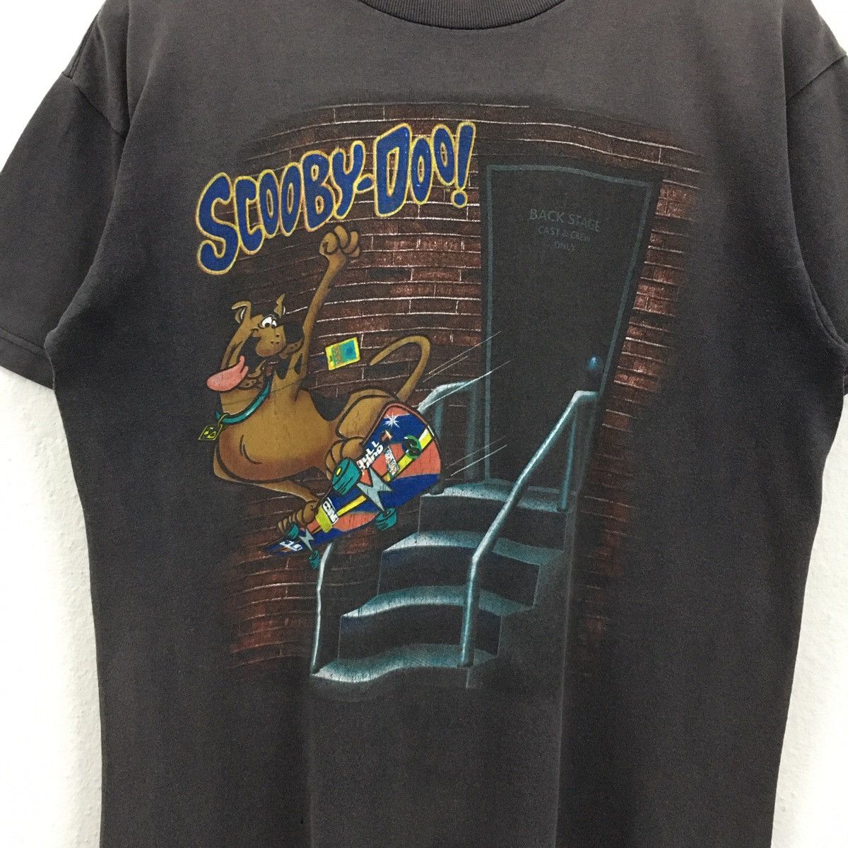 Cartoon Network Rare Vintage 1997 Scooby Doo Perfectly Sun Faded Tshirt Size US M / EU 48-50 / 2 - 5 Thumbnail